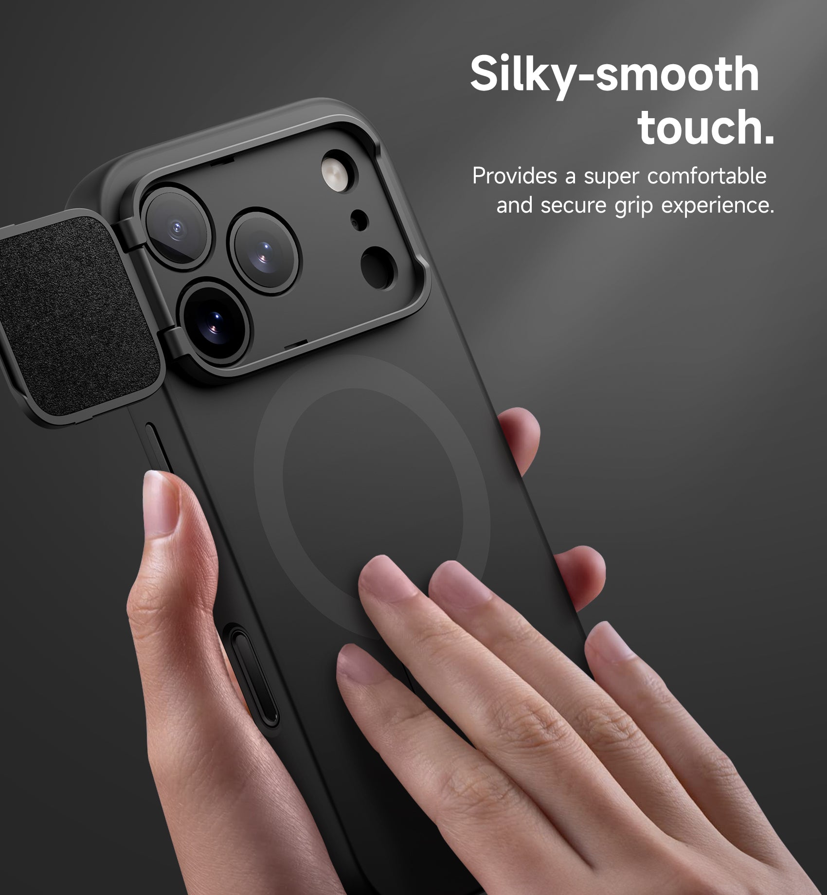 Suritch Case for iPhone 17 Pro Max with Camera Control Cover Camera Cover Adjustable Kickstand Compatible with MagSafe Shockproof Bumper