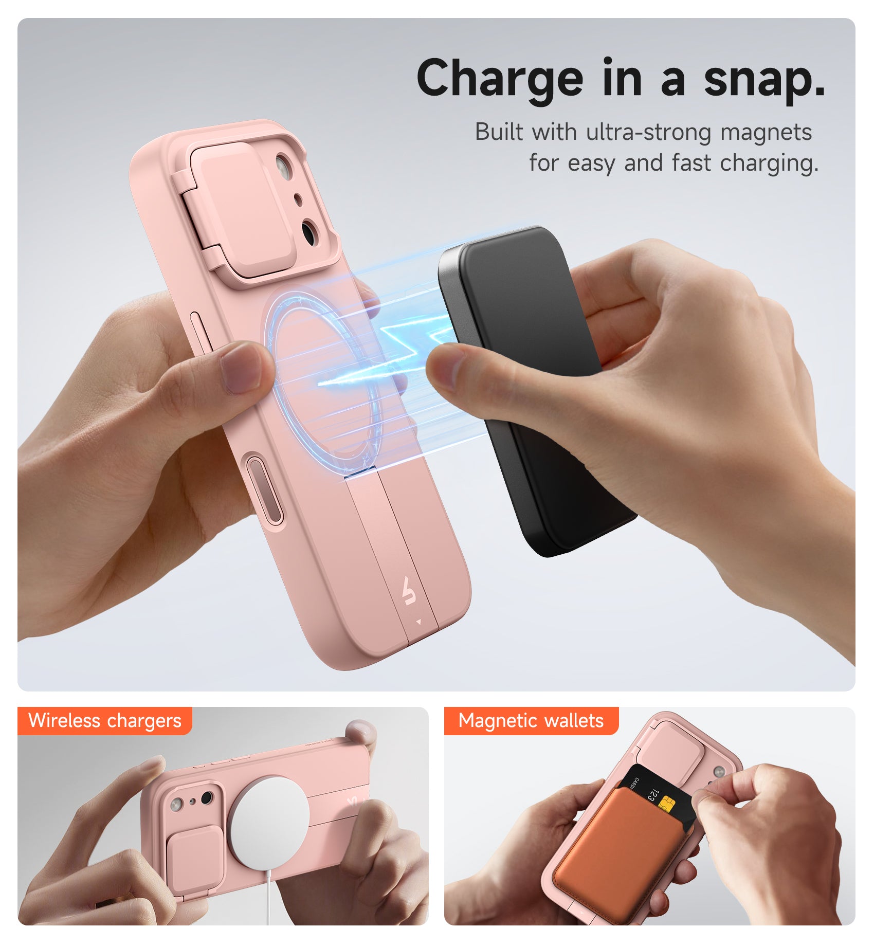 Suritch Case for iPhone 17 Pro Max with Camera Control Cover Camera Cover Adjustable Kickstand Compatible with MagSafe Shockproof Bumper