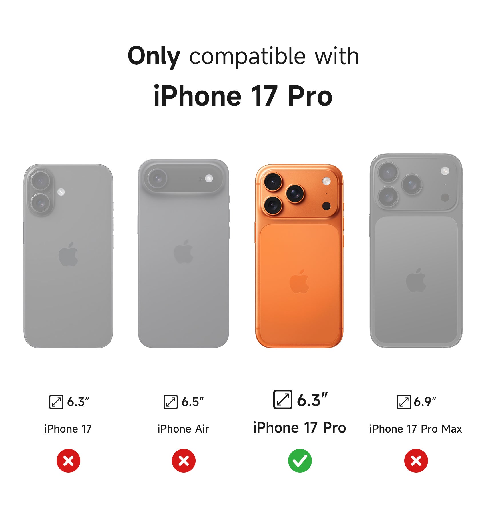 Suritch Case for iPhone 17 Pro with Camera Control Cover Camera Cover Adjustable Kickstand Compatible with MagSafe Shockproof Bumper
