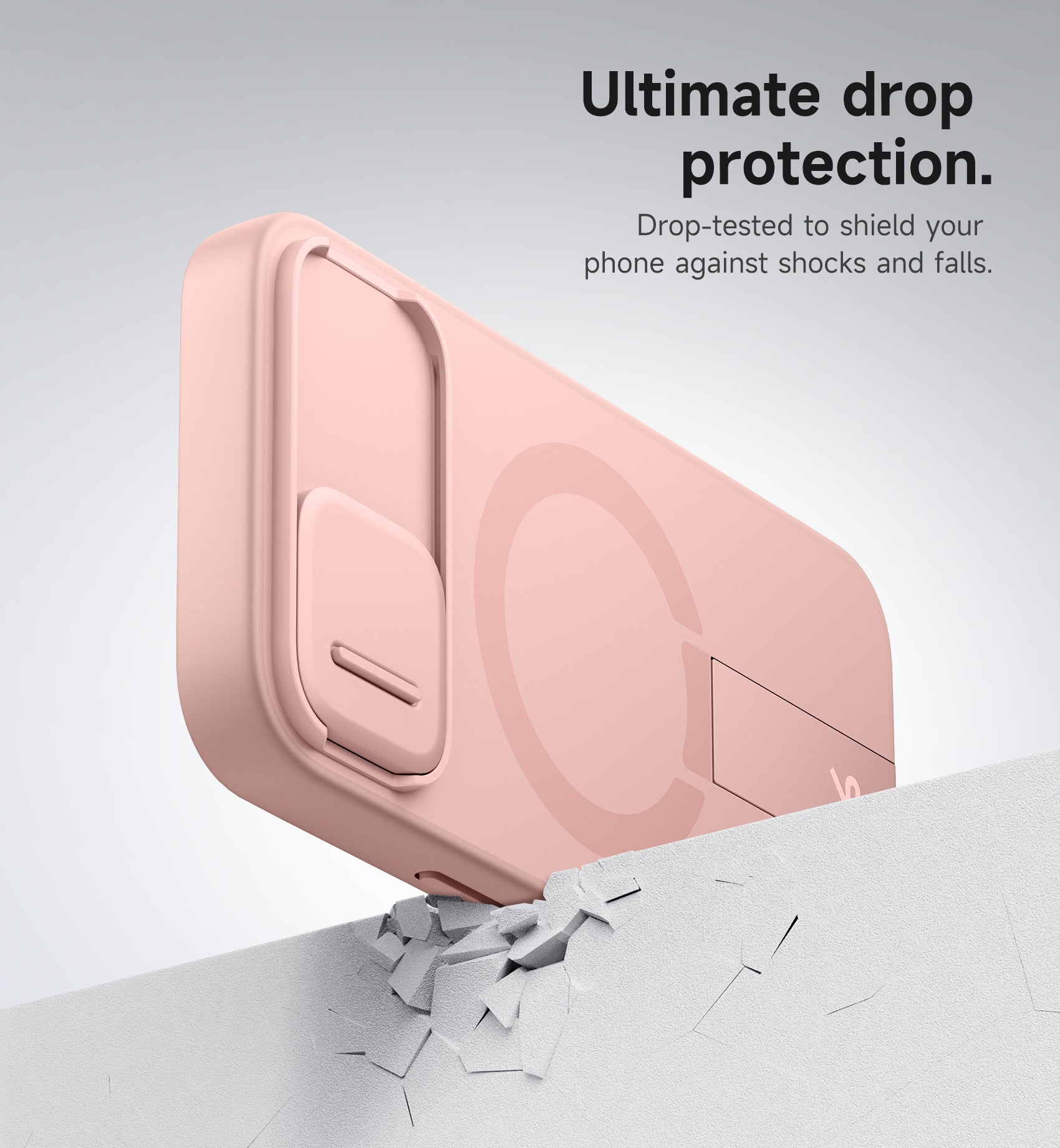 Suritch Case for iPhone 17e with Magnetic Camera Slide Cover Adjustable Kickstand Compatible with MagSafe Shockproof Bumper Slim Protective Cover 6.1 Inch