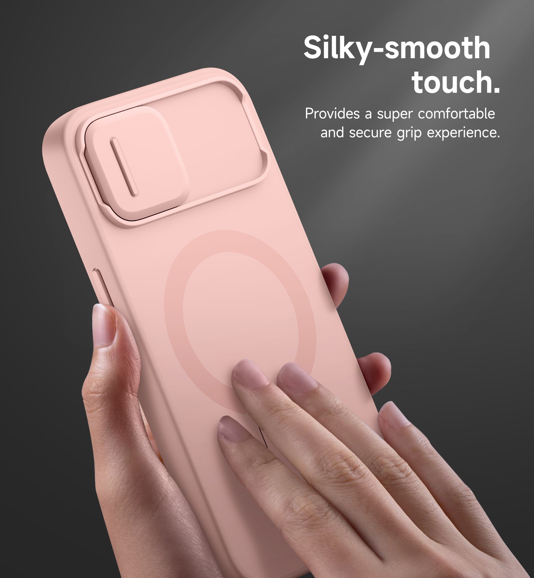 Suritch Case for iPhone 17e with Magnetic Camera Slide Cover Adjustable Kickstand Compatible with MagSafe Shockproof Bumper Slim Protective Cover 6.1 Inch