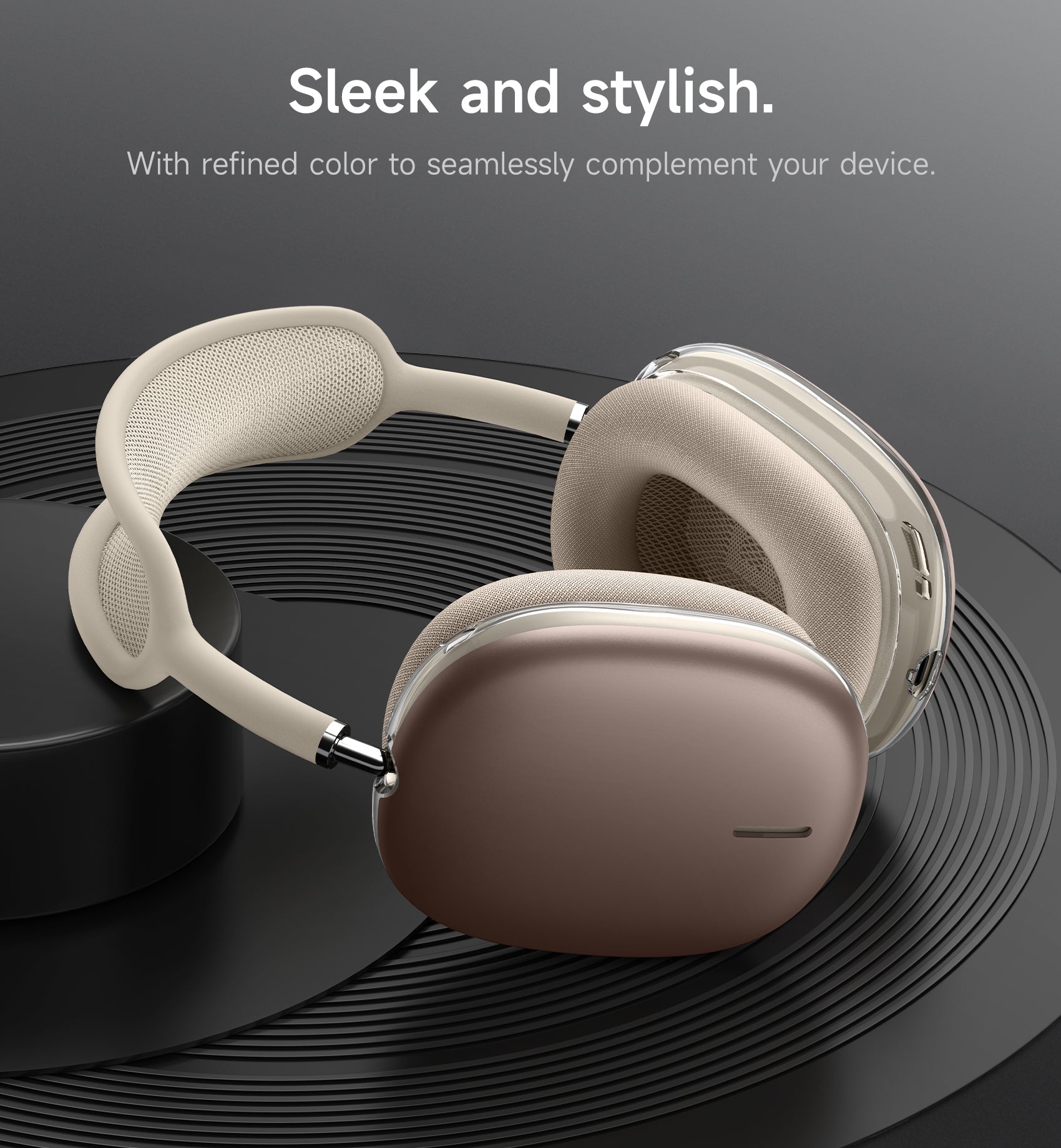 Suritch Case for AirPods Max Headphones TPU Anti-Scratch Ear Cups Cover