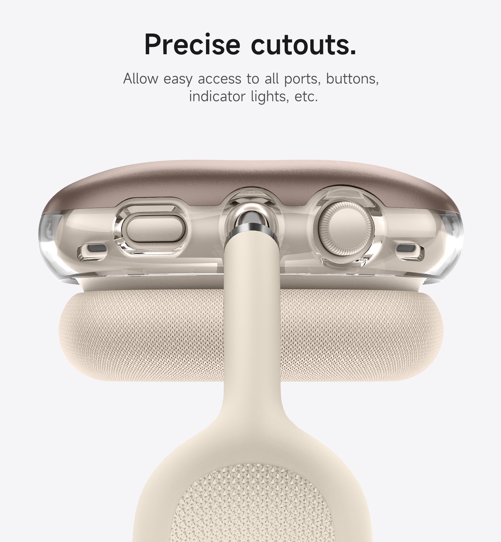 Suritch Case for AirPods Max Headphones TPU Anti-Scratch Ear Cups Cover
