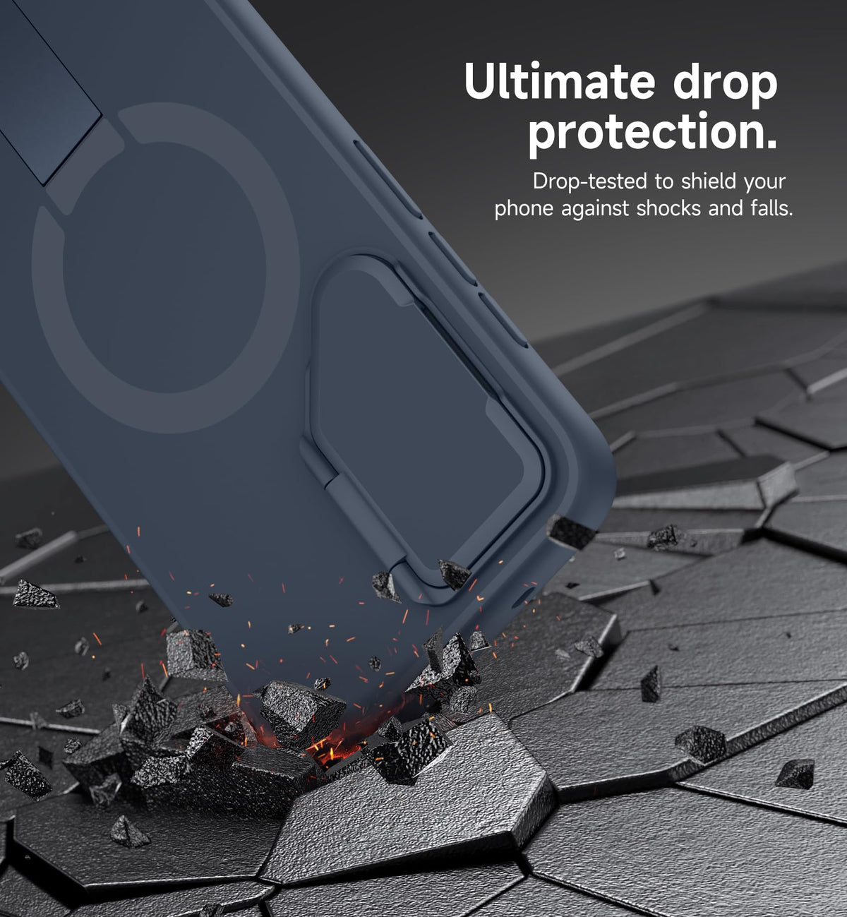 Suritch for Samsung Galaxy S26 FE Phone Case with Kickstand