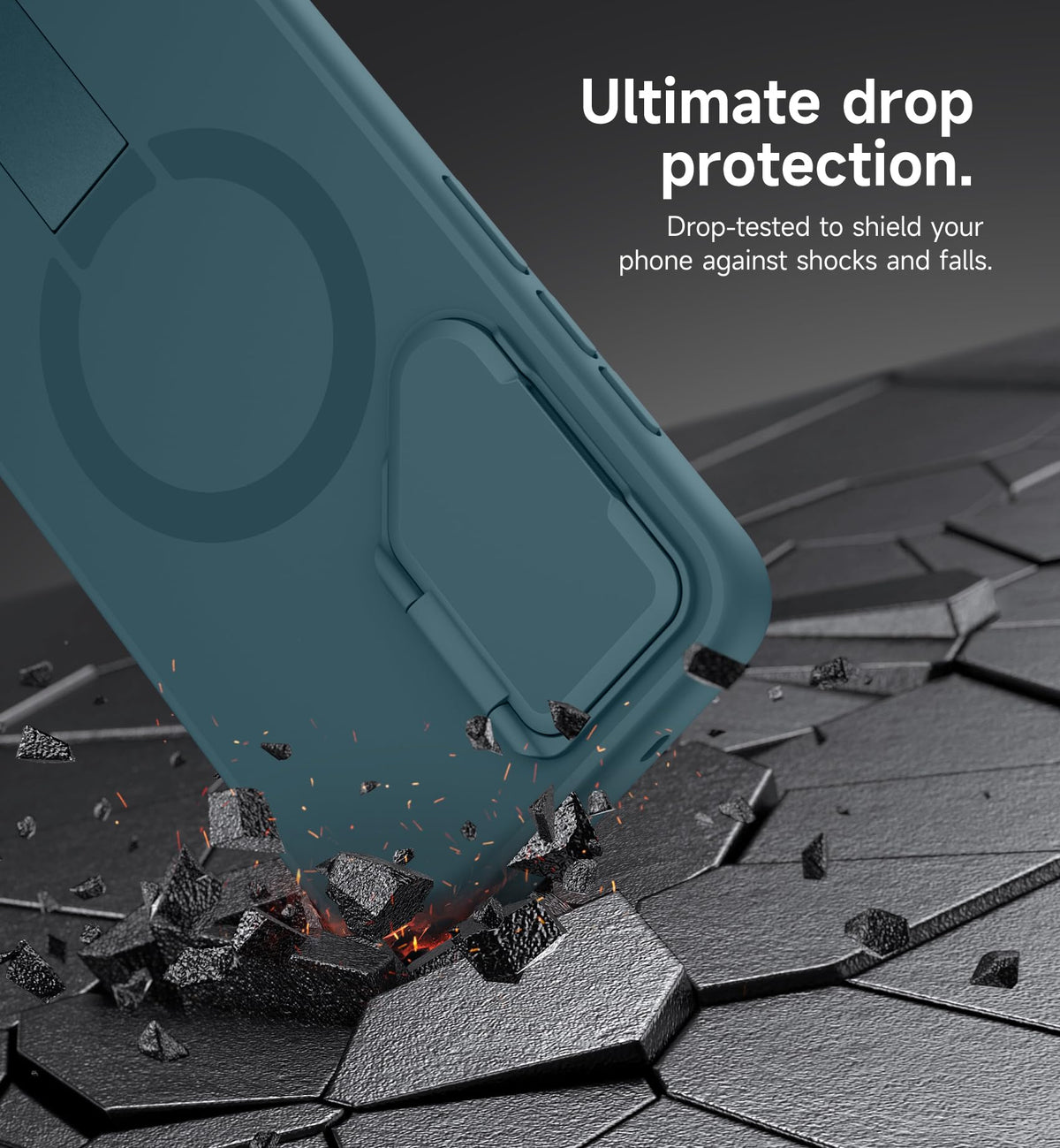 Suritch for Samsung Galaxy S26 FE Phone Case with Kickstand
