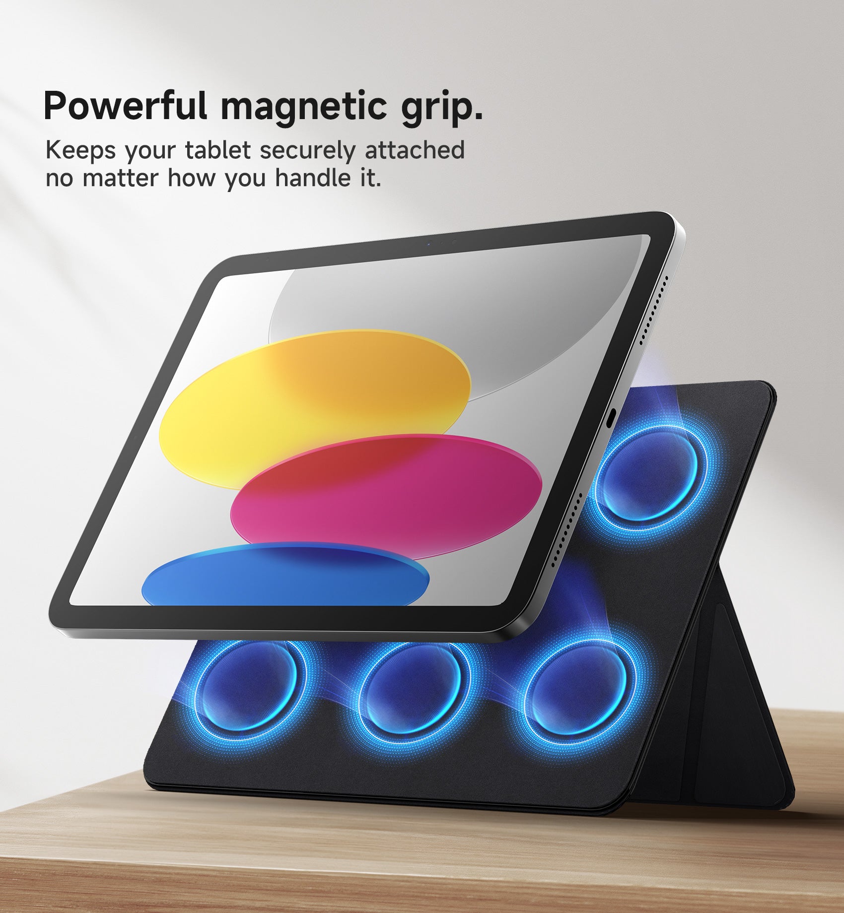 Suritch for iPad 10th Gen 2022 Magnetic Stand Holder 10.9-inch Slim Adjustable Tablet Stand Lightweight Portable Support Portrait Landscape Magnetic Tablet Holder