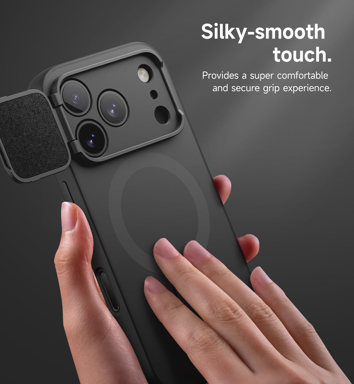 Suritch for iPhone 18 Pro Max MagSafe Case with Camera Cover and Built-in Kickstand