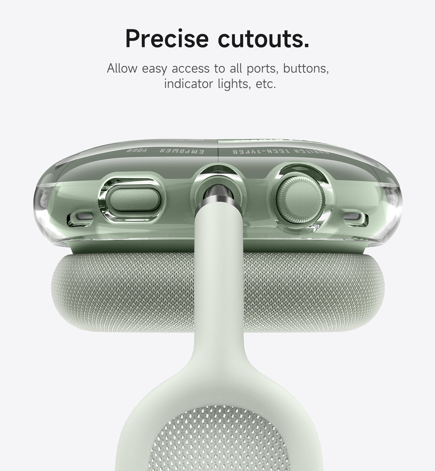 Suritch Case for AirPods Max TPU Anti-Scratch Ear Cups Cover Rugged Shockproof Accessories Protective Cover