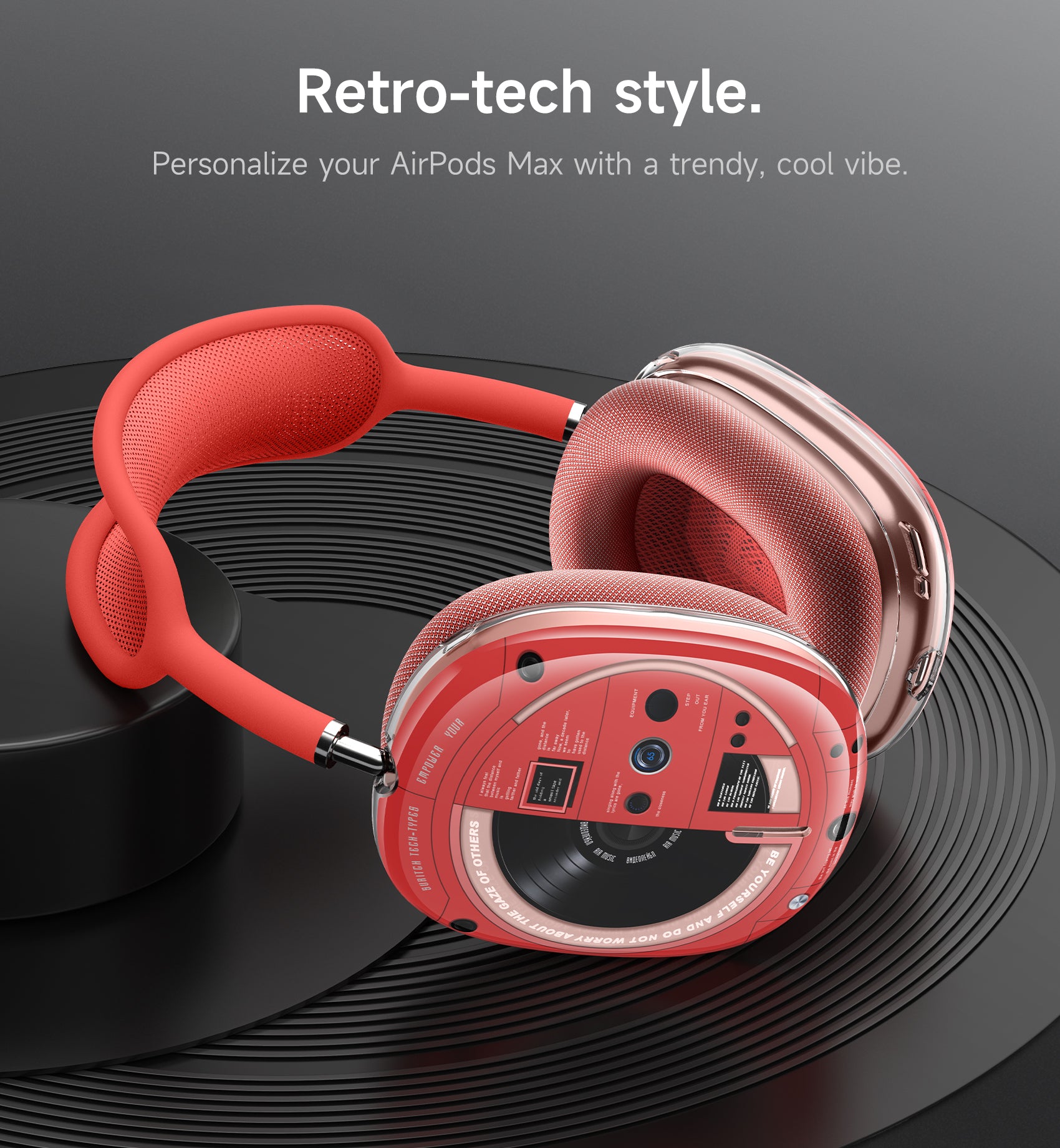 Suritch Case for AirPods Max TPU Anti-Scratch Ear Cups Cover Rugged Shockproof Accessories Protective Cover