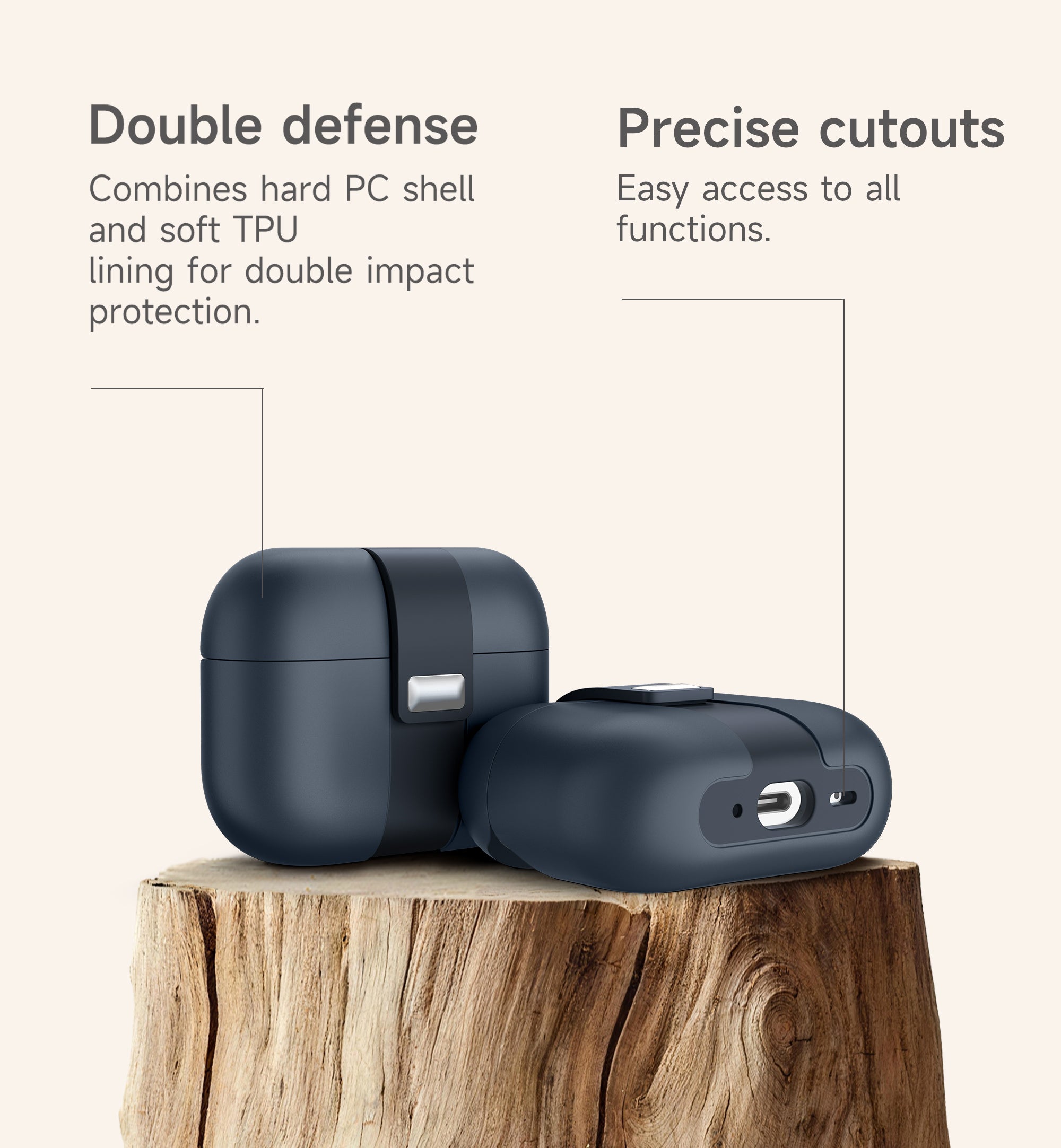 Suritch Case for Airpods Pro 1st Generation Magnetic Lock Bumper Rugged Protective Cover with Stylish Hanging Lanyard for Women Men