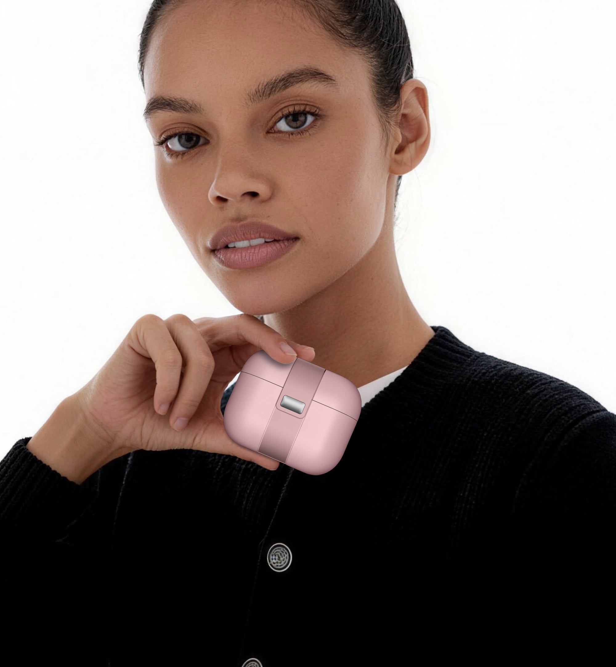 Suritch Case for Airpods Pro 2nd Generation Magnetic Lock Bumper Rugged Protective Cover with Stylish Hanging Lanyard for Women Men