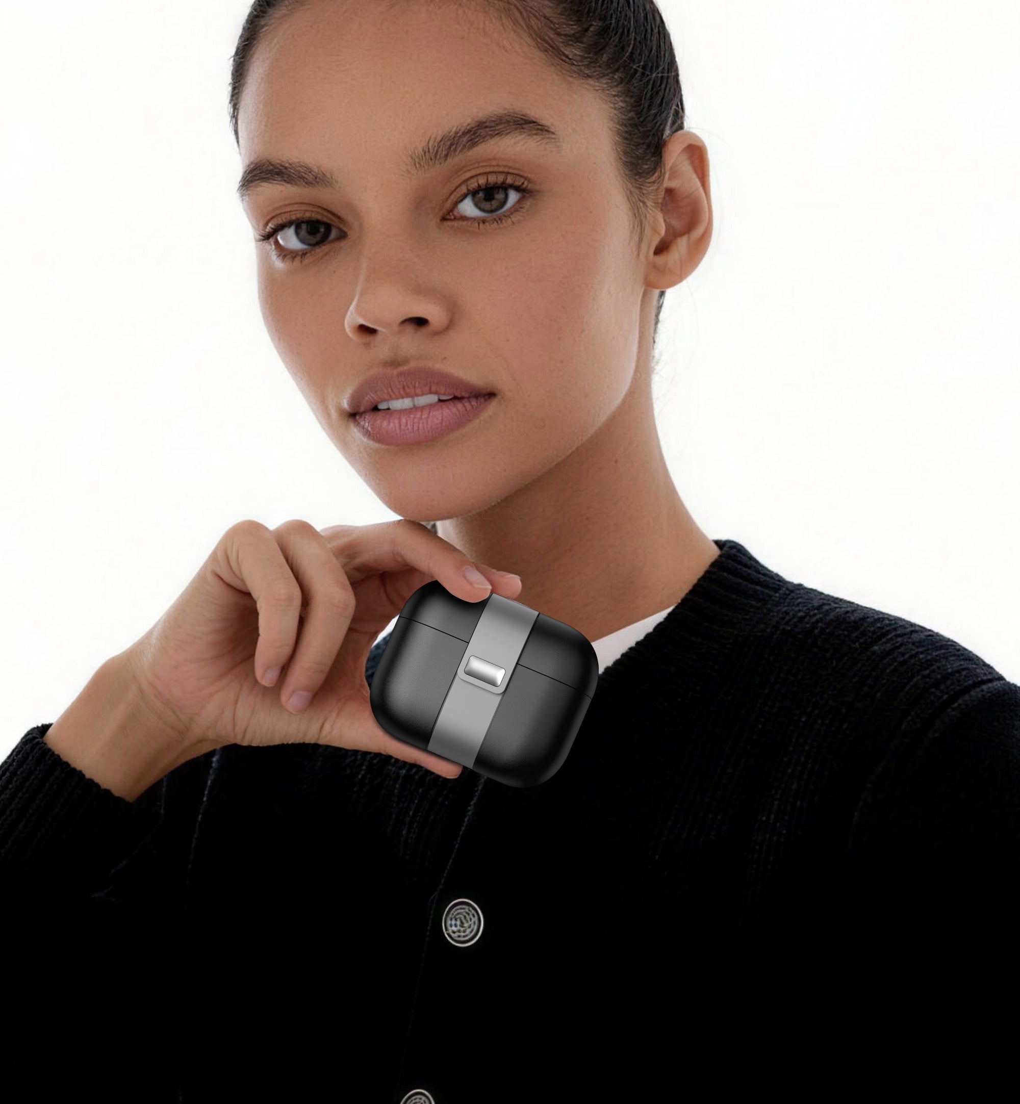 Suritch Case for AirPods Pro 3rd Generation 2025 Magnetic Lock Bumper Rugged Protective Cover with Stylish Hanging Lanyard for Women Men