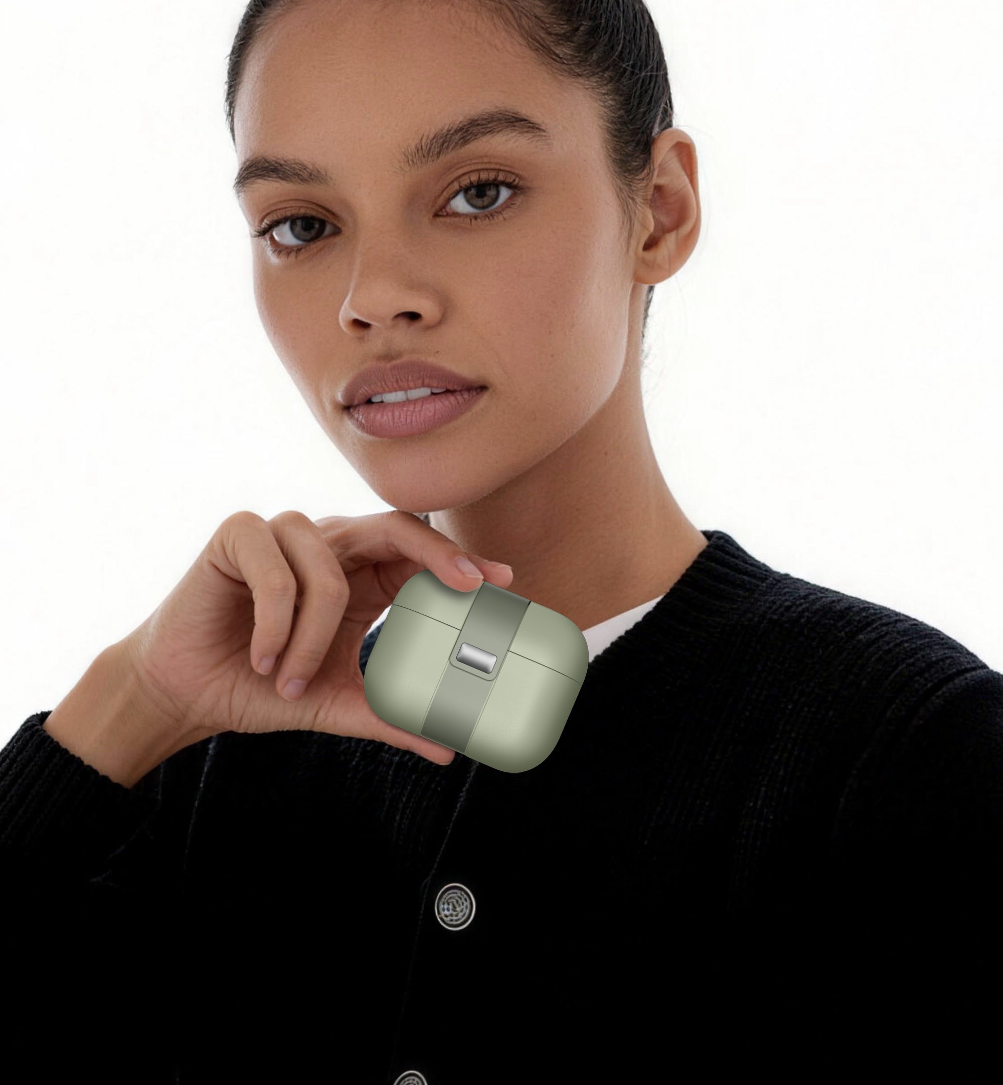 Suritch Case for AirPods Pro 3rd Generation 2025 Magnetic Lock Bumper Rugged Protective Cover with Stylish Hanging Lanyard for Women Men