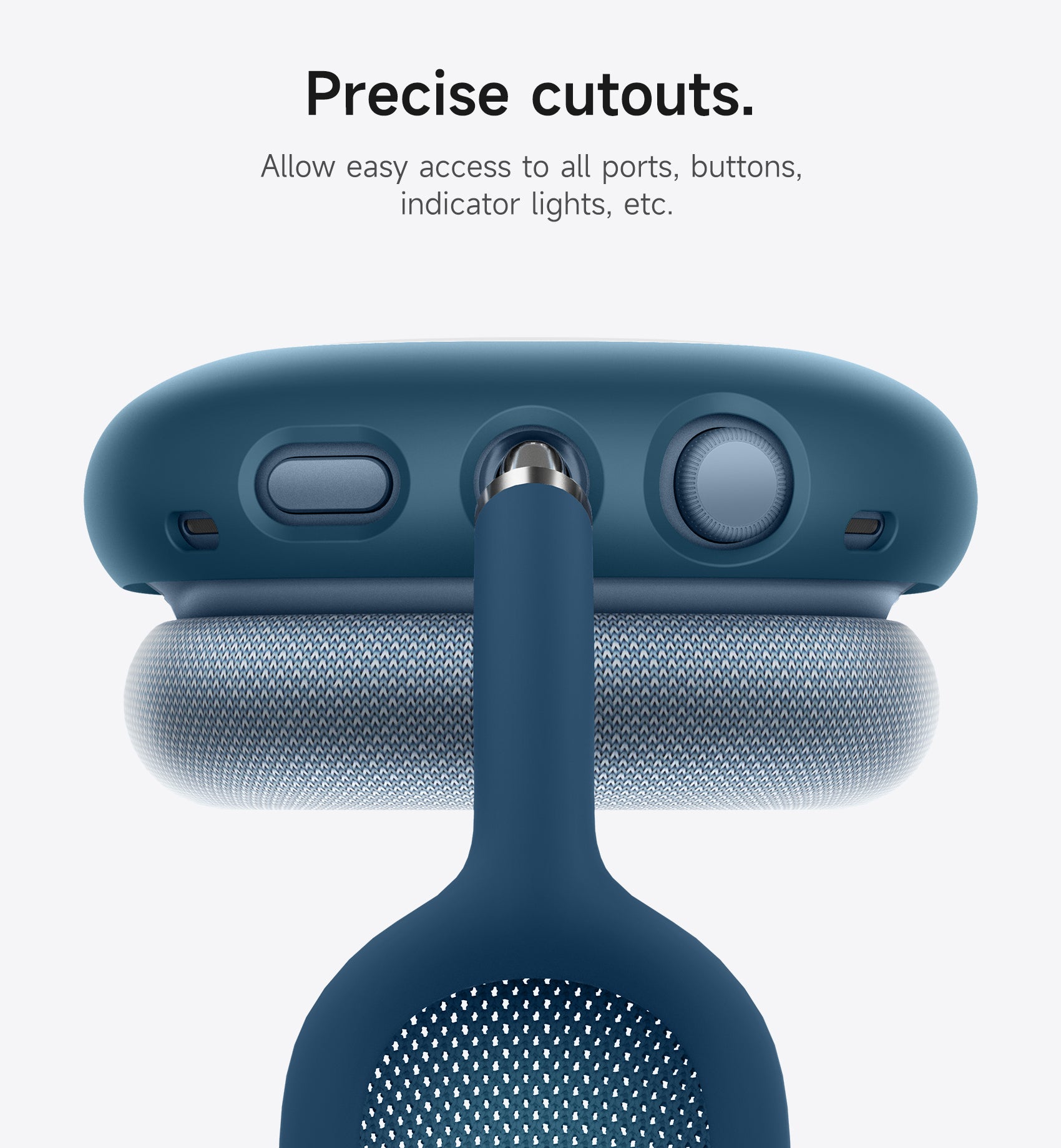 Suritch Case for Apple AirPods Max TPU Anti-Scratch Ear Cups Cover Rugged Shockproof Protective Cover