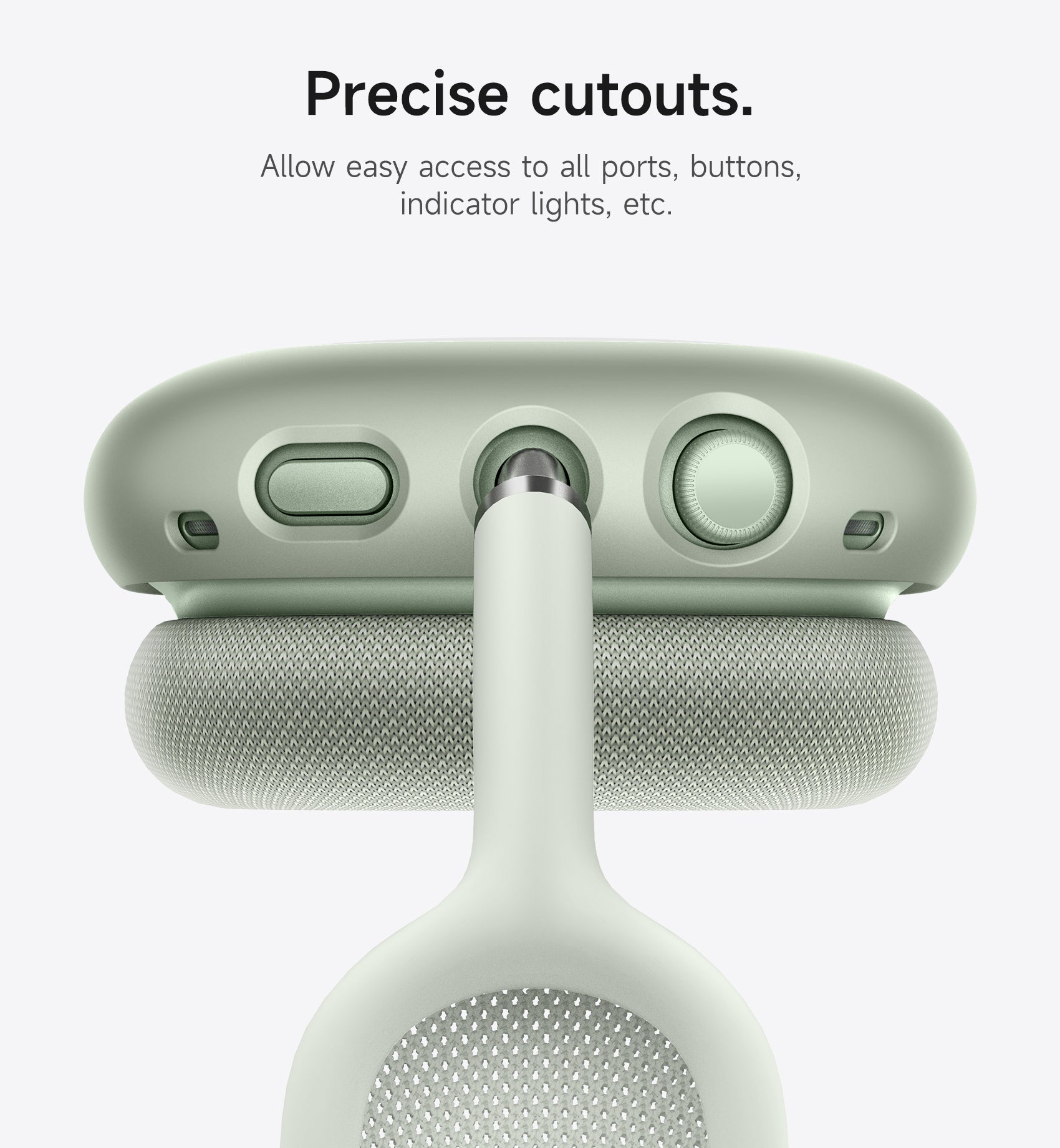 Suritch Case for Apple AirPods Max TPU Anti-Scratch Ear Cups Cover Rugged Shockproof Protective Cover