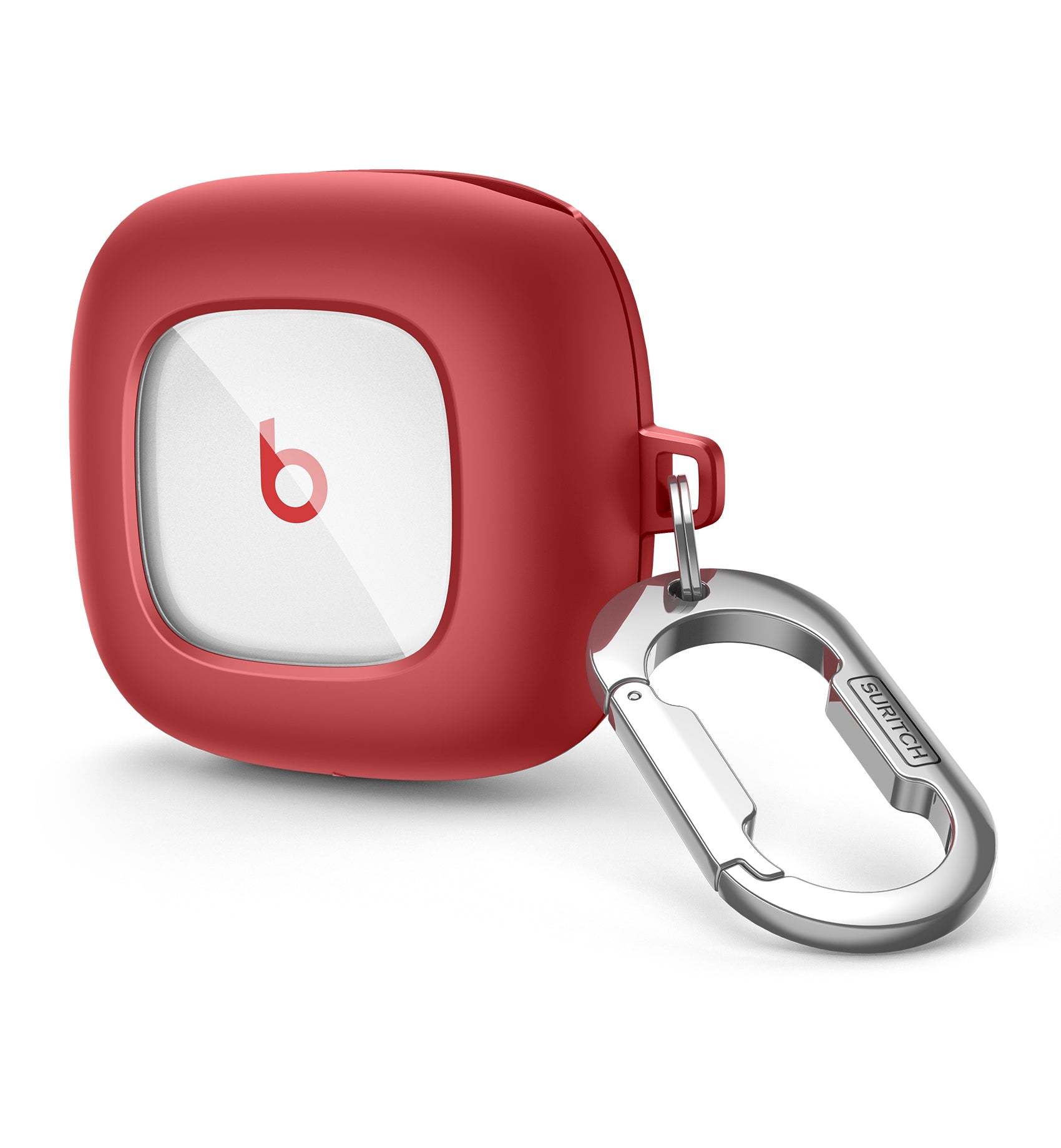 Suritch Case for Beats Fit Pro Earbuds Shock-Absorbing Protective TPU Shell  Secure Locking System with Anti-Lost Keychain