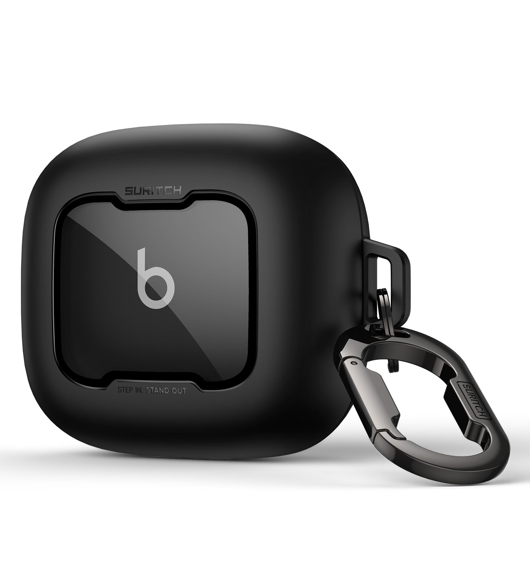 Suritch Case for Beats Powerbeats Pro 2nd Gen 2025 Magnetic Locking Shockproof Bumper Protective Cover with Carabiner Keyring Cleaner Kit