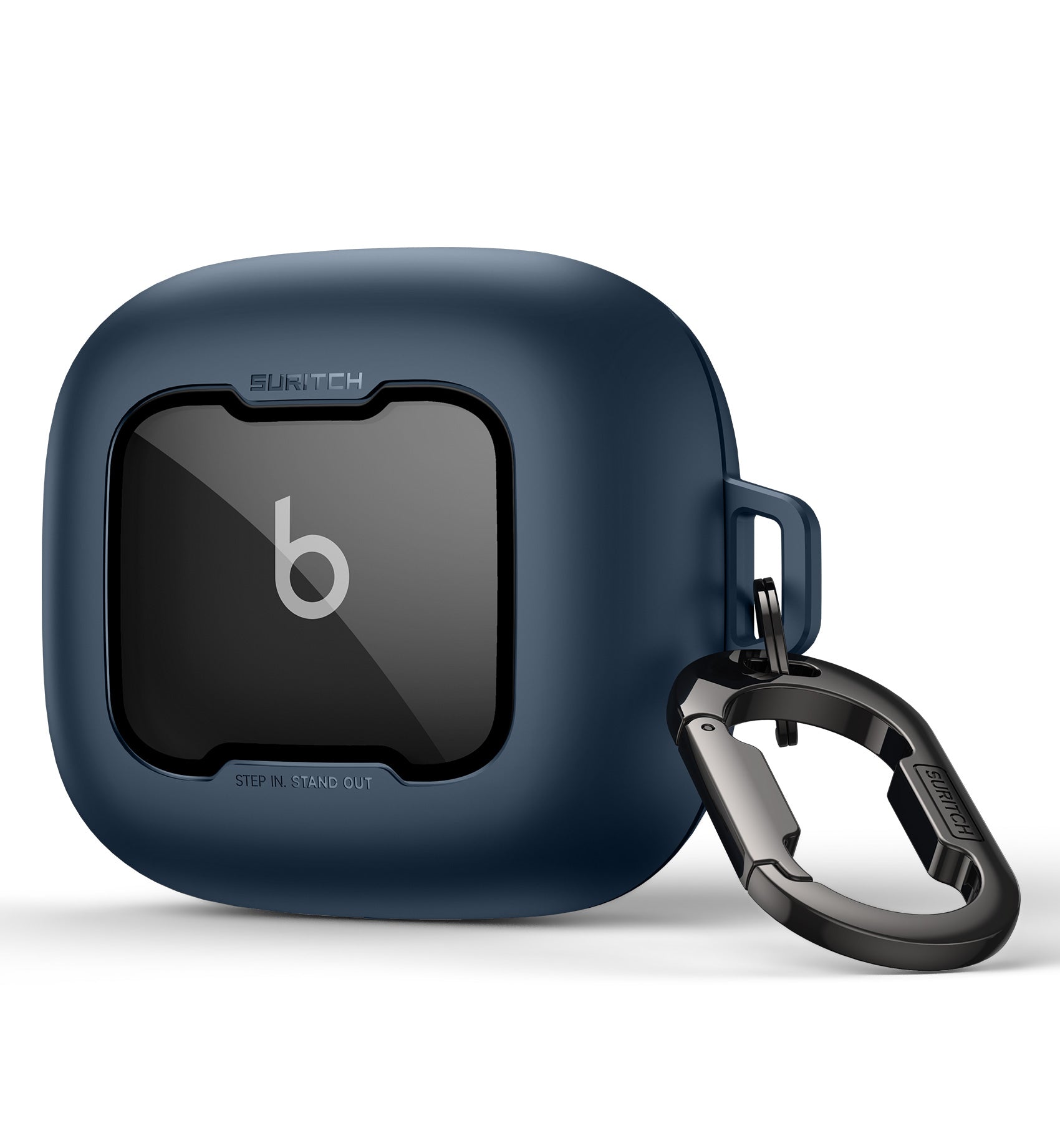 Suritch Case for Beats Powerbeats Pro 2nd Gen 2025 Magnetic Locking Shockproof Bumper Protective Cover with Carabiner Keyring Cleaner Kit