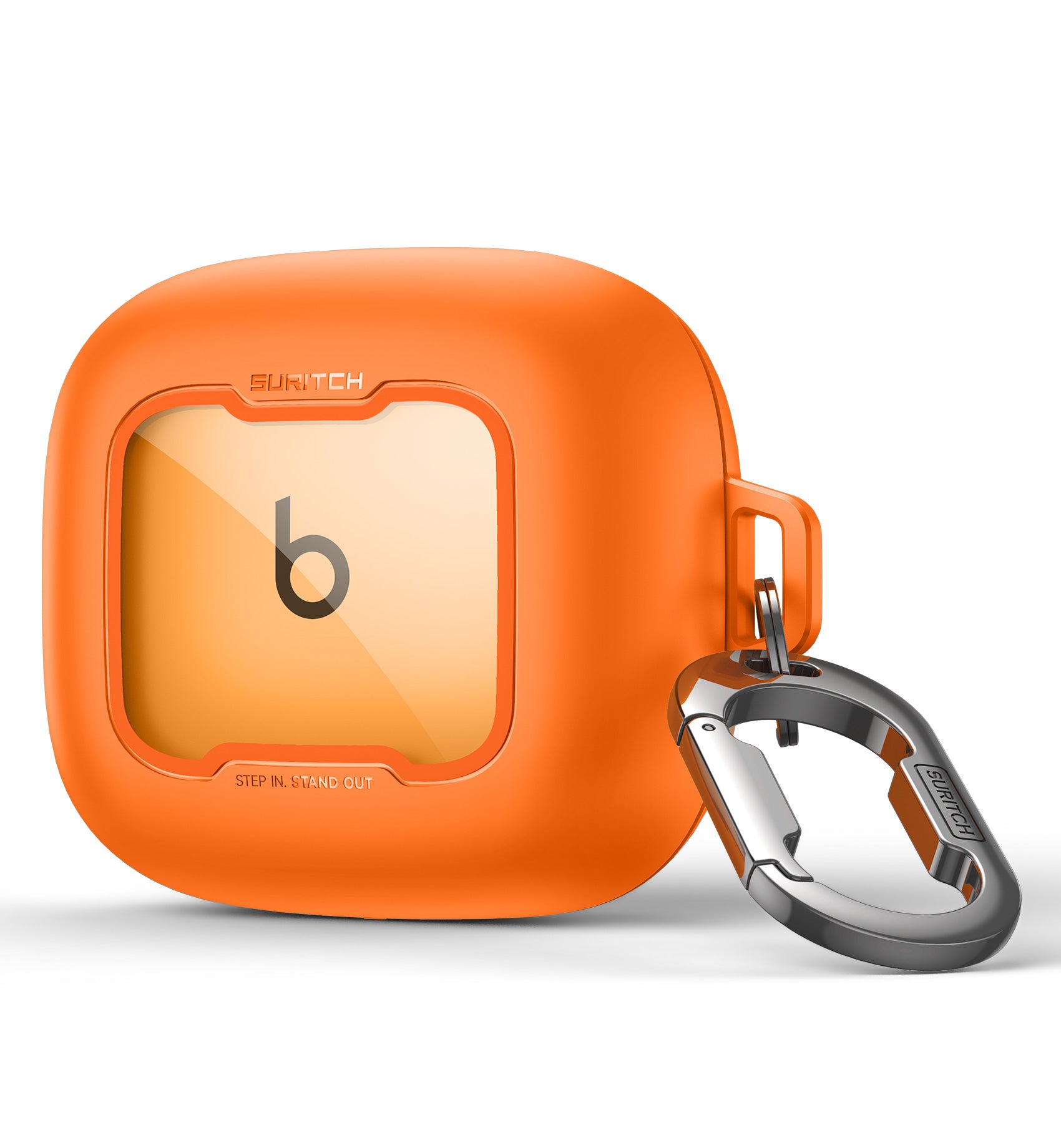 Suritch Case for Beats Powerbeats Pro 2nd Gen 2025 Magnetic Locking Shockproof Bumper Protective Cover with Carabiner Keyring Cleaner Kit
