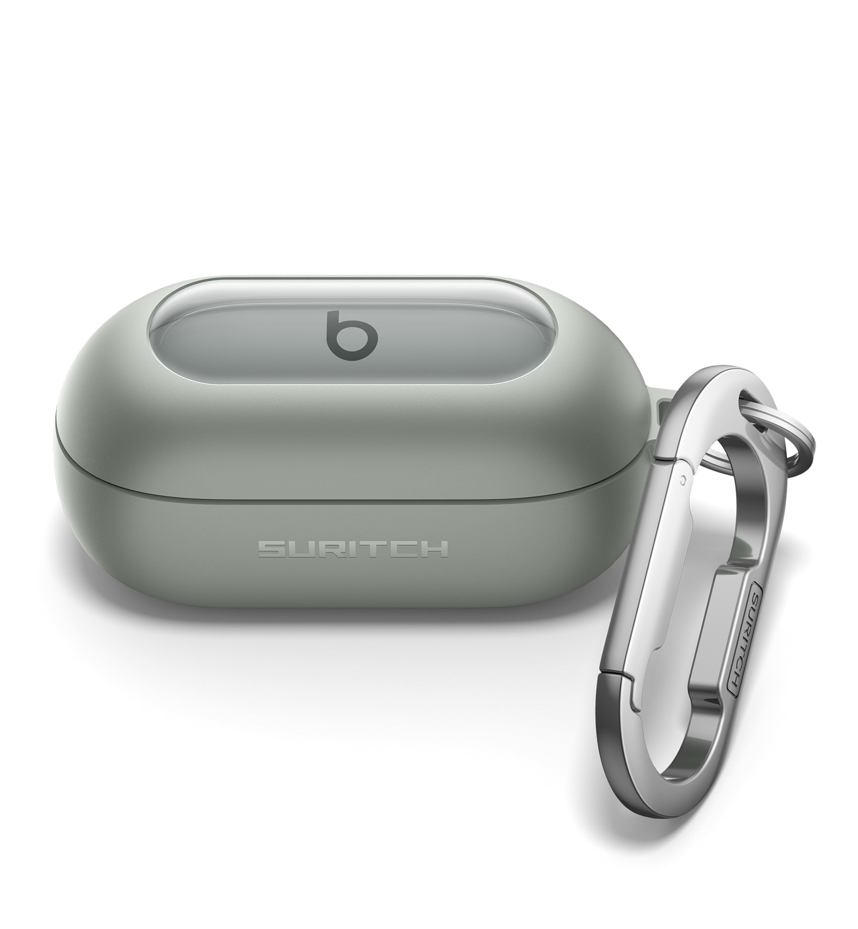 Suritch Case for Beats Solo Buds 2024 Magnetic Protective Covers Wireless Earbuds with Magnetic Lok Carabiner Keyring Cleaning Kit