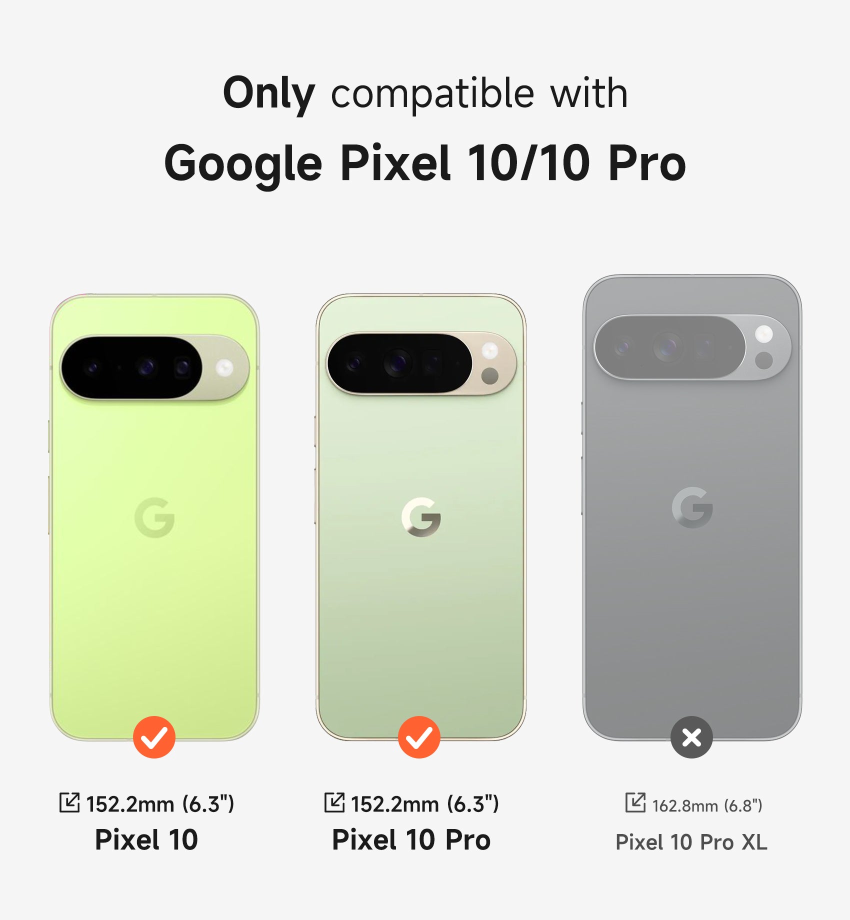 Suritch Case for Google Pixel 10 Compatible with MagSafe Protective Cover with Camera Cover Adjustable Metal Kickstand