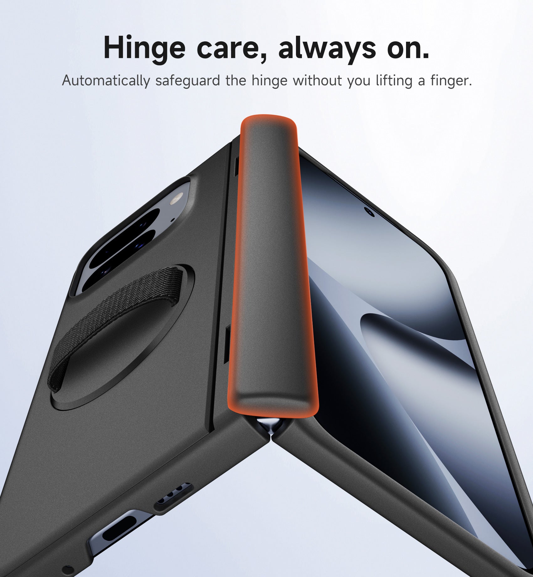 Suritch Case for Google Pixel 10 Pro Fold with 360° Rotatable Hand Strap Phone Grip Holder Invisible Kickstand Screen Protector Protective Cover