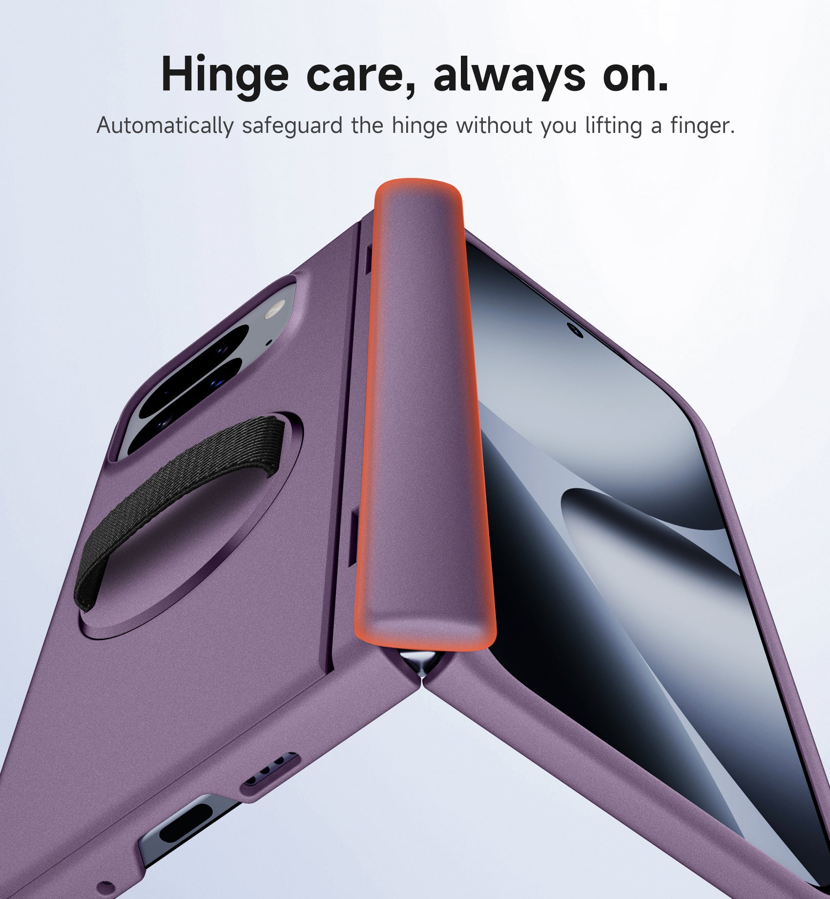 Suritch Case for Google Pixel 10 Pro Fold with 360° Rotatable Hand Strap Phone Grip Holder Invisible Kickstand Screen Protector Protective Cover