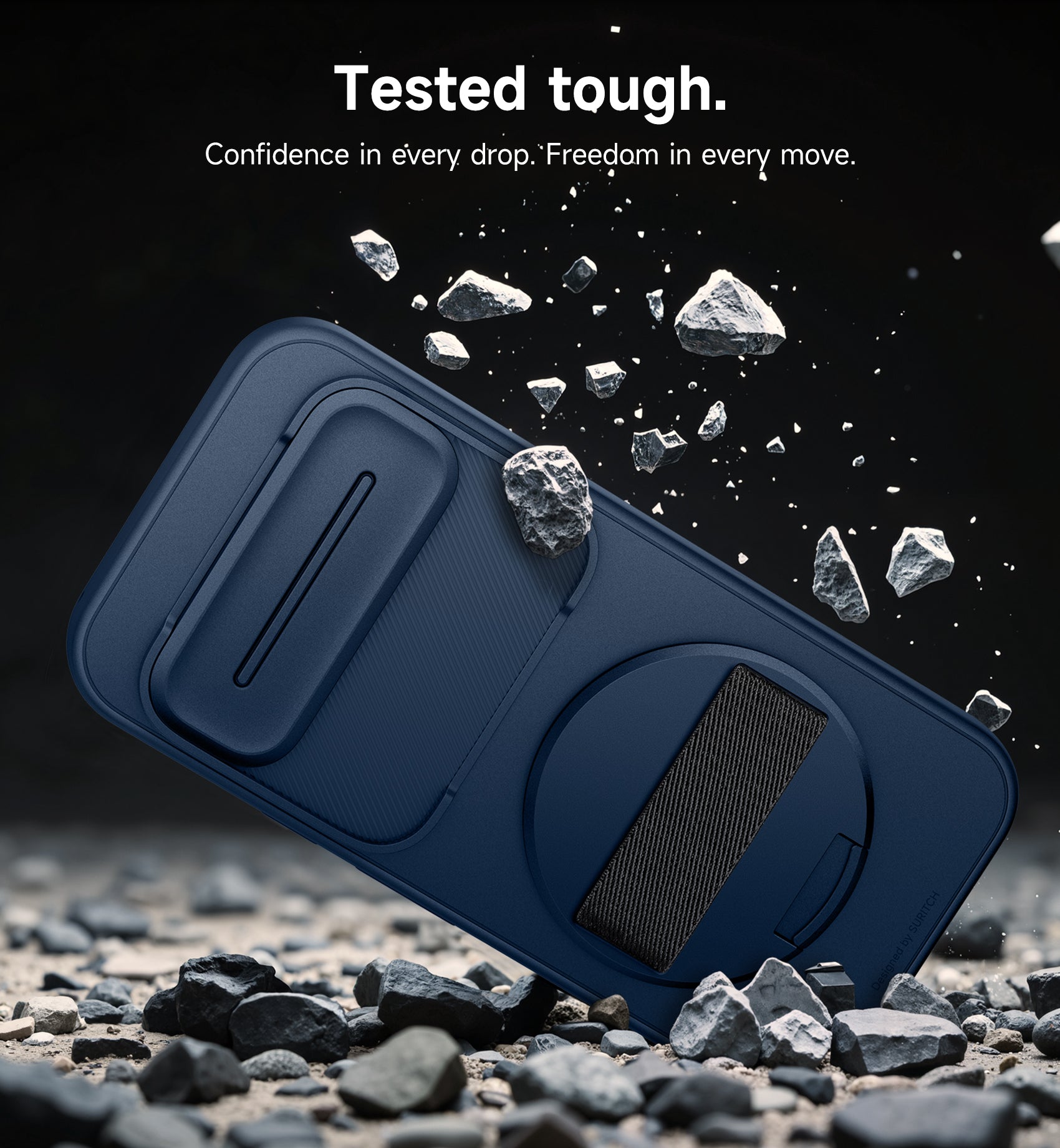 Suritch Case for Google Pixel 10 Pro with 360° Rotatable Hand Strap Phone Grip Holder Invisible Kickstand Slide Camera Cover Protective Cover