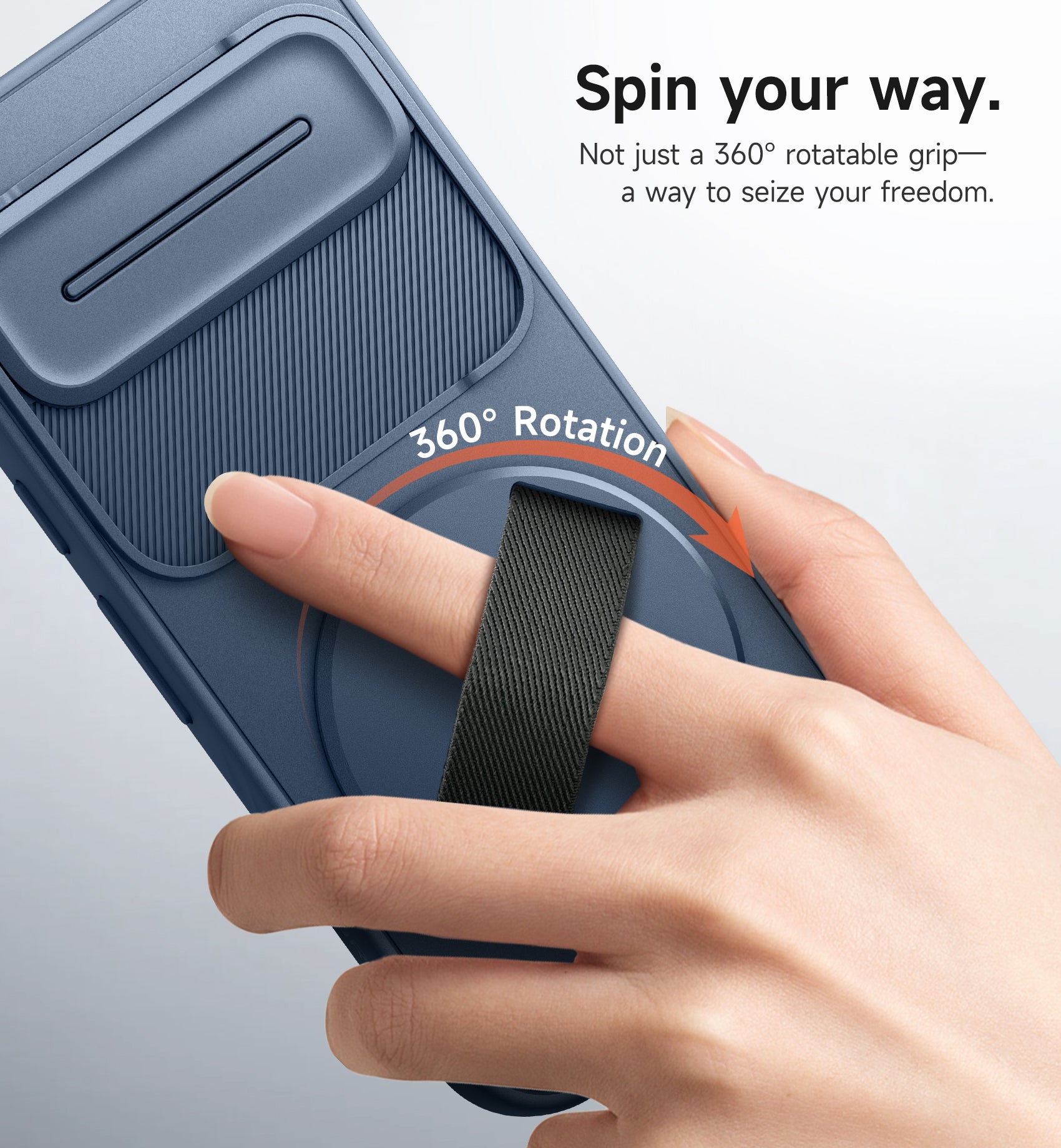Suritch Case for Google Pixel 10 with 360° Rotatable Hand Strap Phone Grip Holder Invisible Kickstand Slide Camera Cover Protective Cover