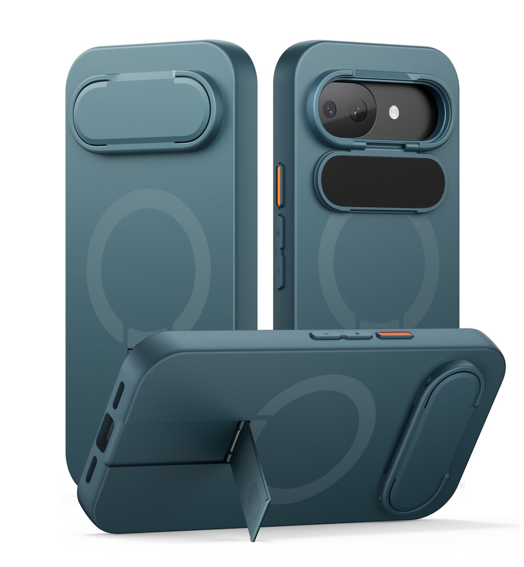 Suritch Case for Google Pixel 10a Compatible with MagSafe Protective Cover with Camera Cover Adjustable Metal Kickstand
