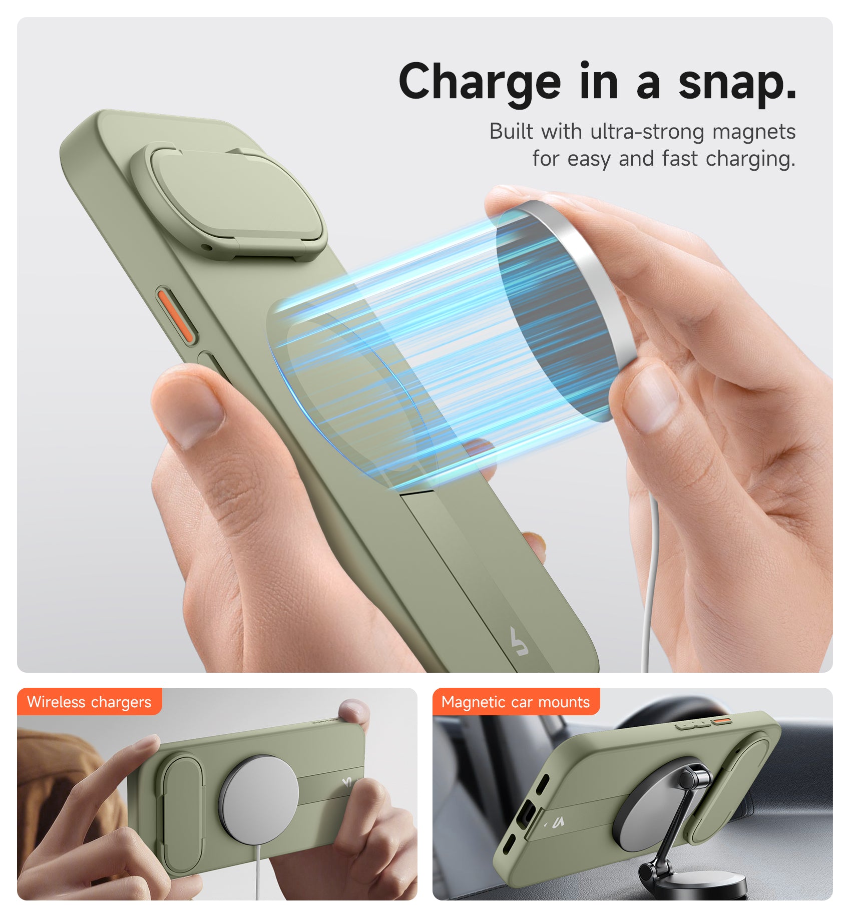 Suritch Phone Case for Google Pixel 11 Compatible with MagSafe Protective Cover with Camera Cover Adjustable Metal Kickstand 2026