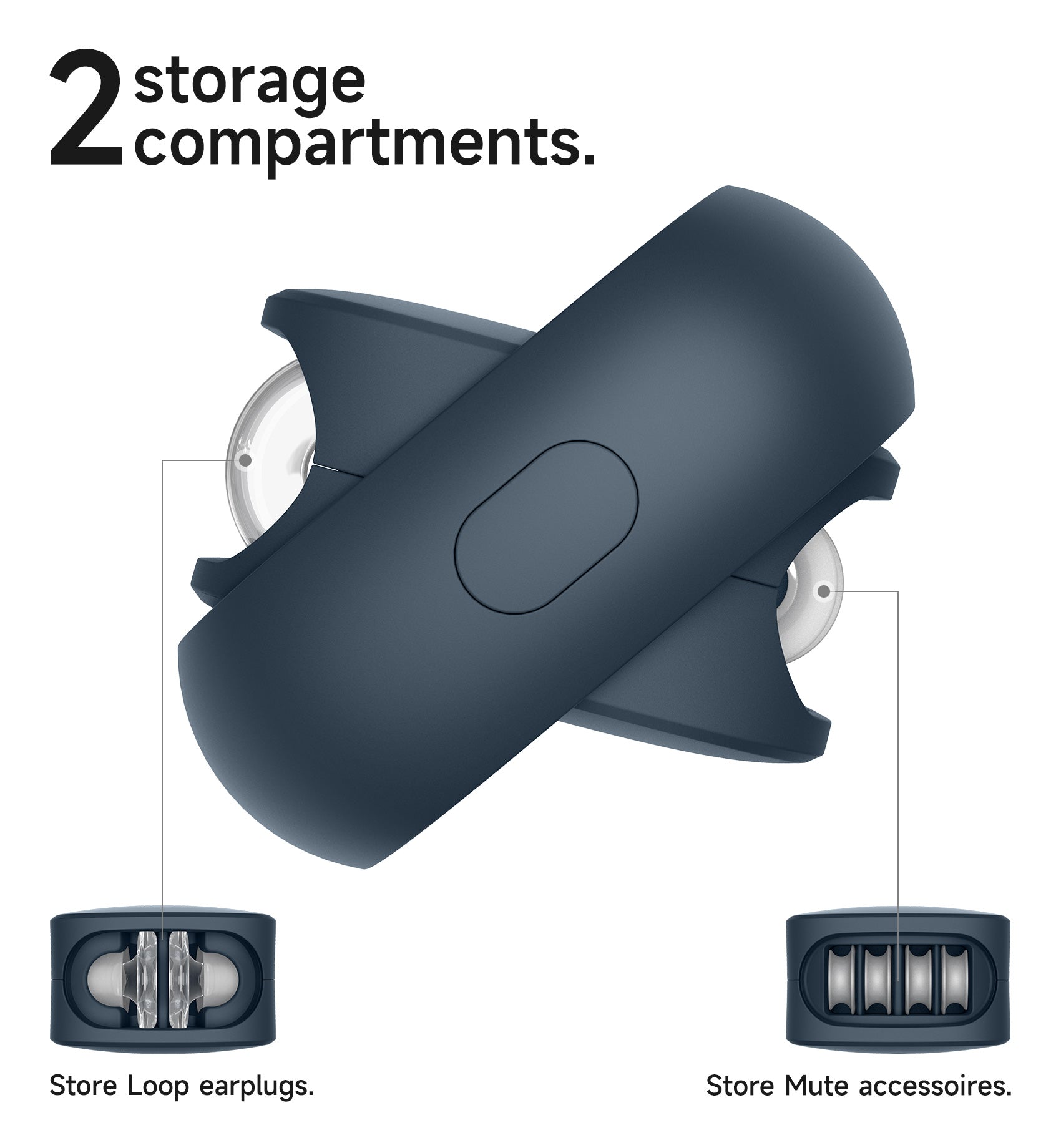Suritch Case for Loop Earplugs Portable Storage Container for Earplugs Accessories