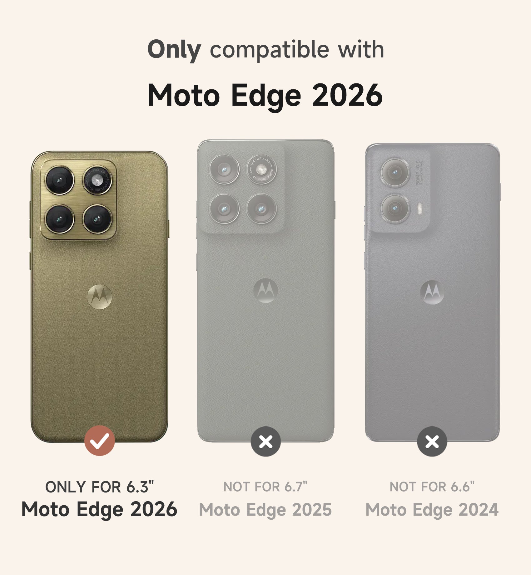 Suritch Case for Motorola Moto Edge 2026 Compatible with MagSafe Magnetic Shockproof Bumper Slim Protective Cover with Camera Cover Adjustable Metal Kickstand