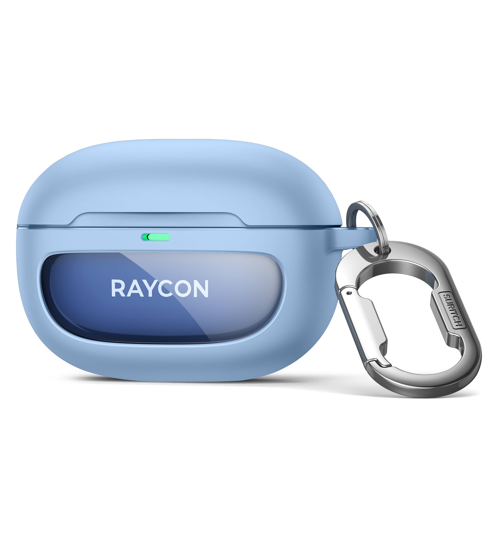 Suritch Case for Raycon Everyday Earbuds 2024 Edition Shockproof Magnetic Protective Cover Bluetooth True Wireless in-Ear Buds Headphones with Magnetic Lid Lock Carabiner
