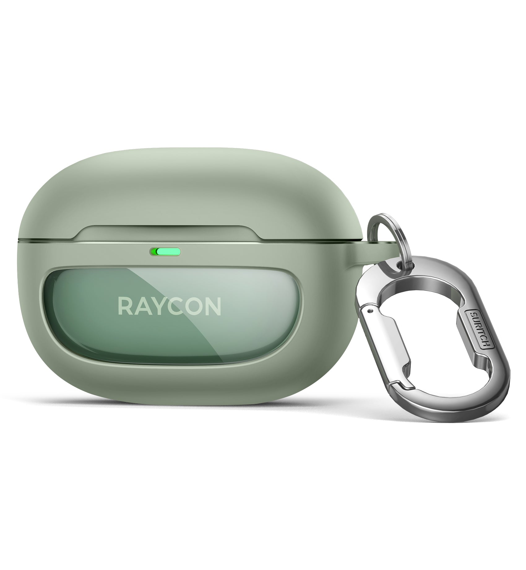 Suritch Case for Raycon Everyday Earbuds 2024 Edition Shockproof Magnetic Protective Cover Bluetooth True Wireless in-Ear Buds Headphones with Magnetic Lid Lock Carabiner