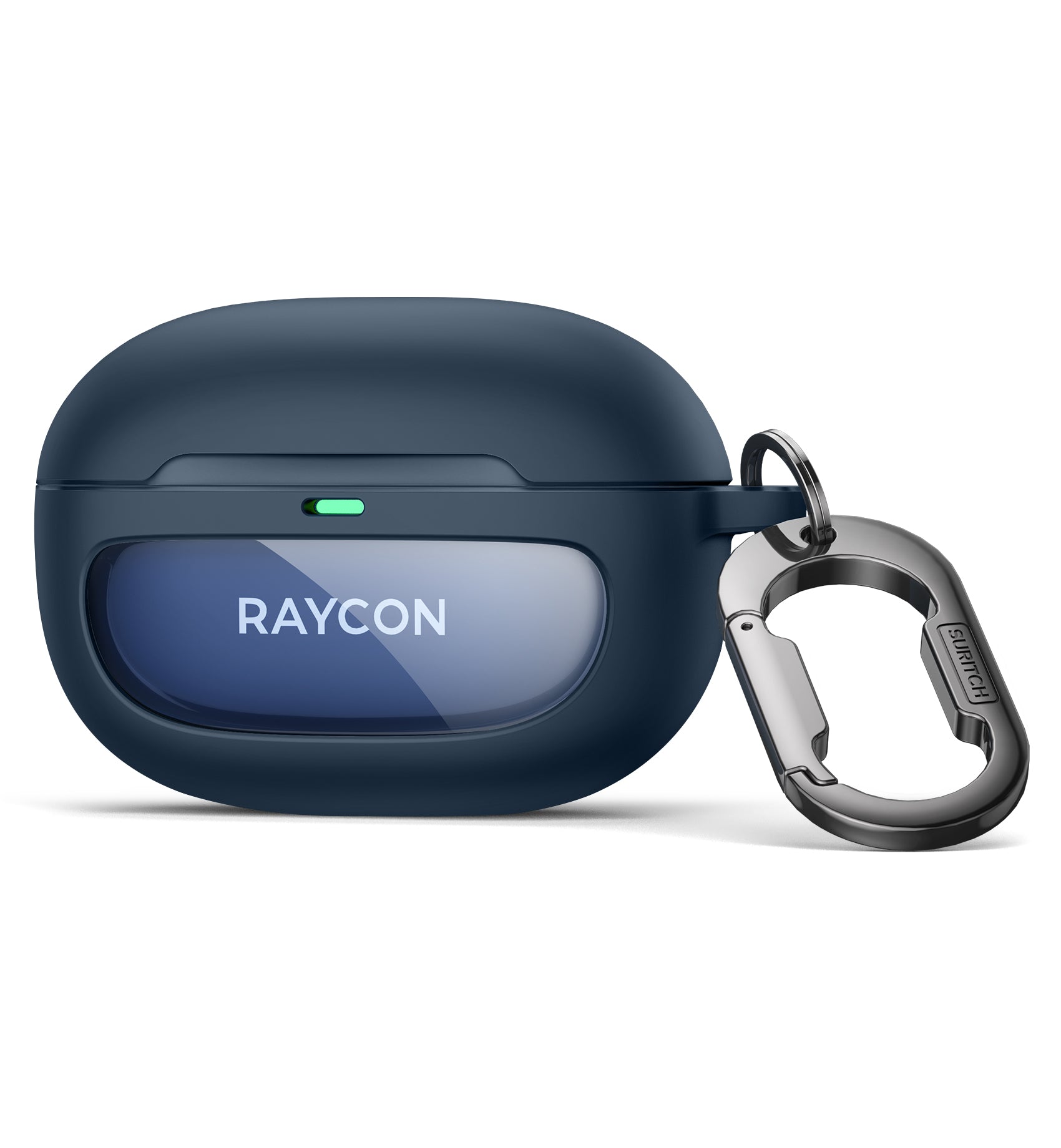 Suritch Case for Raycon Everyday Earbuds 2024 Edition Shockproof Magnetic Protective Cover Bluetooth True Wireless in-Ear Buds Headphones with Magnetic Lid Lock Carabiner