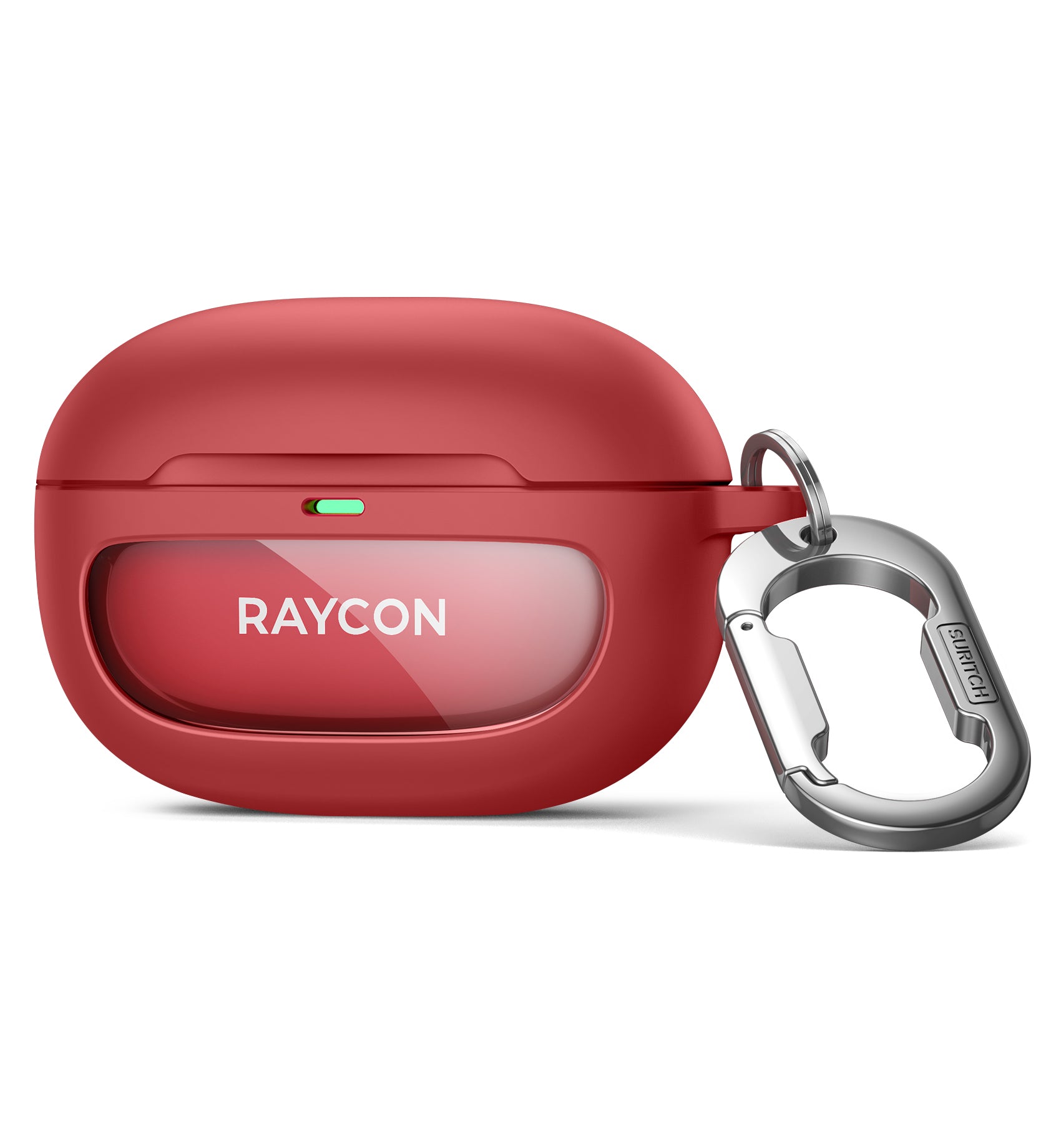 Suritch Case for Raycon Everyday Earbuds 2024 Edition Shockproof Magnetic Protective Cover Bluetooth True Wireless in-Ear Buds Headphones with Magnetic Lid Lock Carabiner