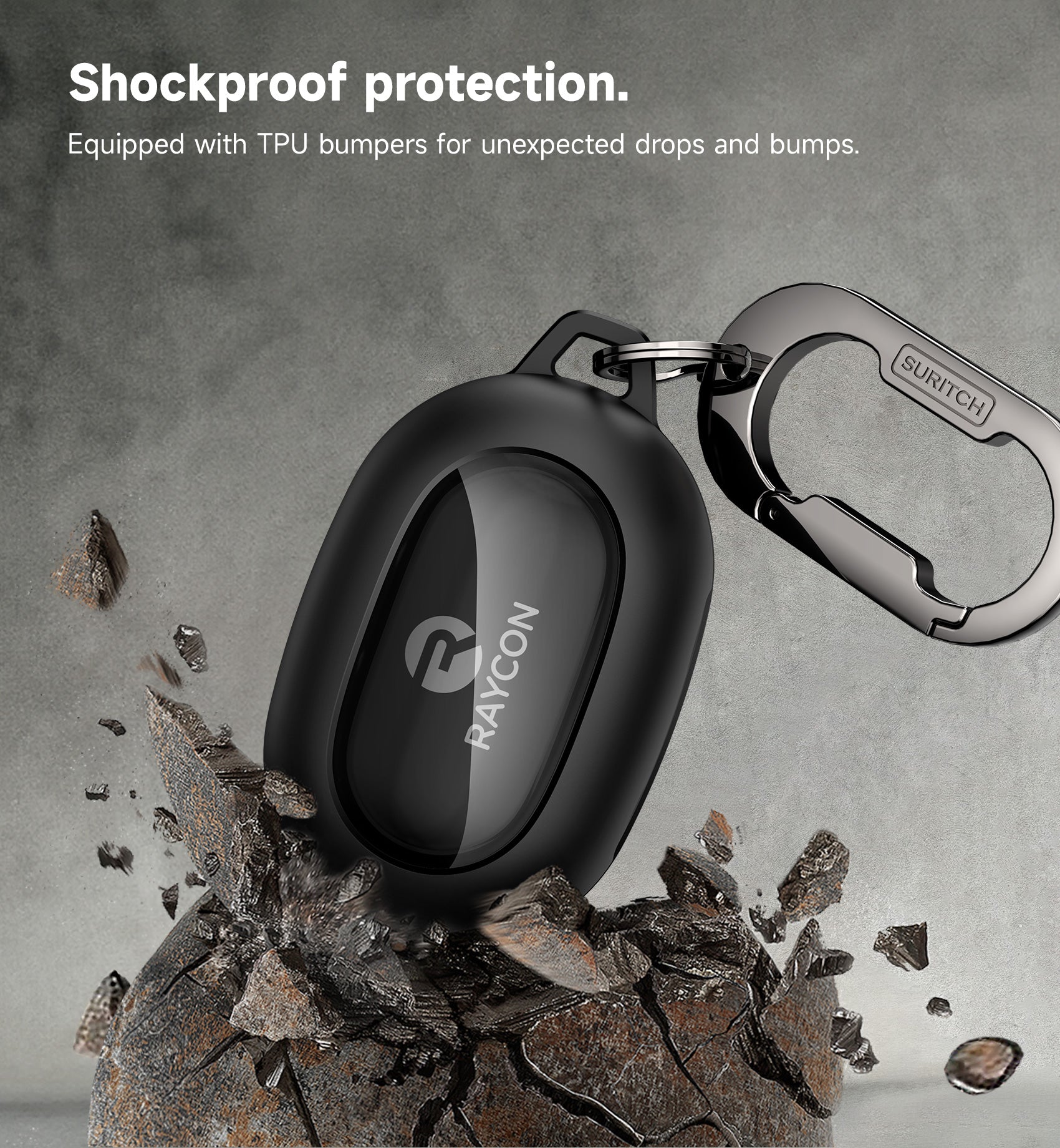 Suritch Case for Raycon Everyday Earbuds Classic Headphones Shockproof Magnetic Protective Cover Bluetooth Headset True Wireless Earbuds