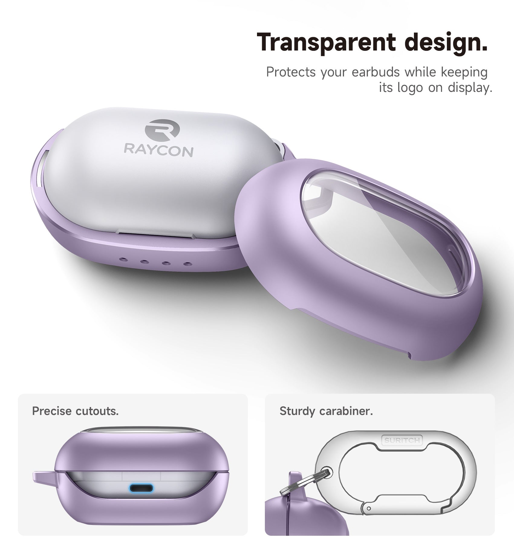 Suritch Case for Raycon Everyday Earbuds Classic Headphones Shockproof Magnetic Protective Cover Bluetooth Headset True Wireless Earbuds