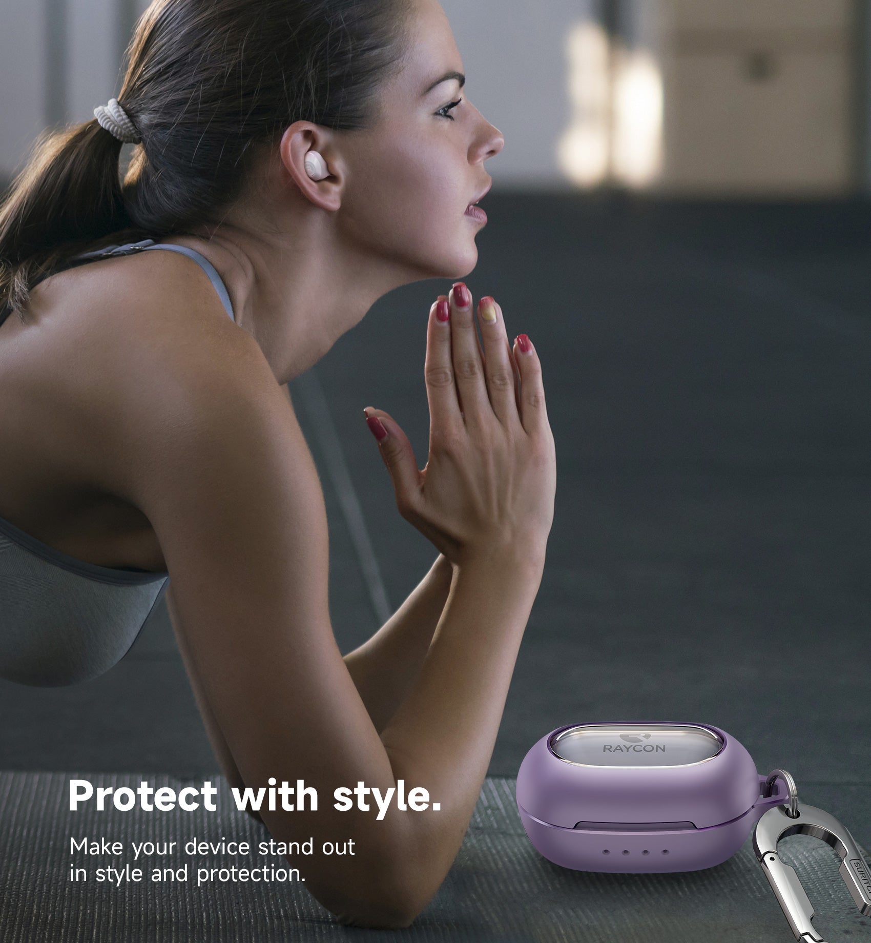 Suritch Case for Raycon Everyday Earbuds Classic Headphones Shockproof Magnetic Protective Cover Bluetooth Headset True Wireless Earbuds