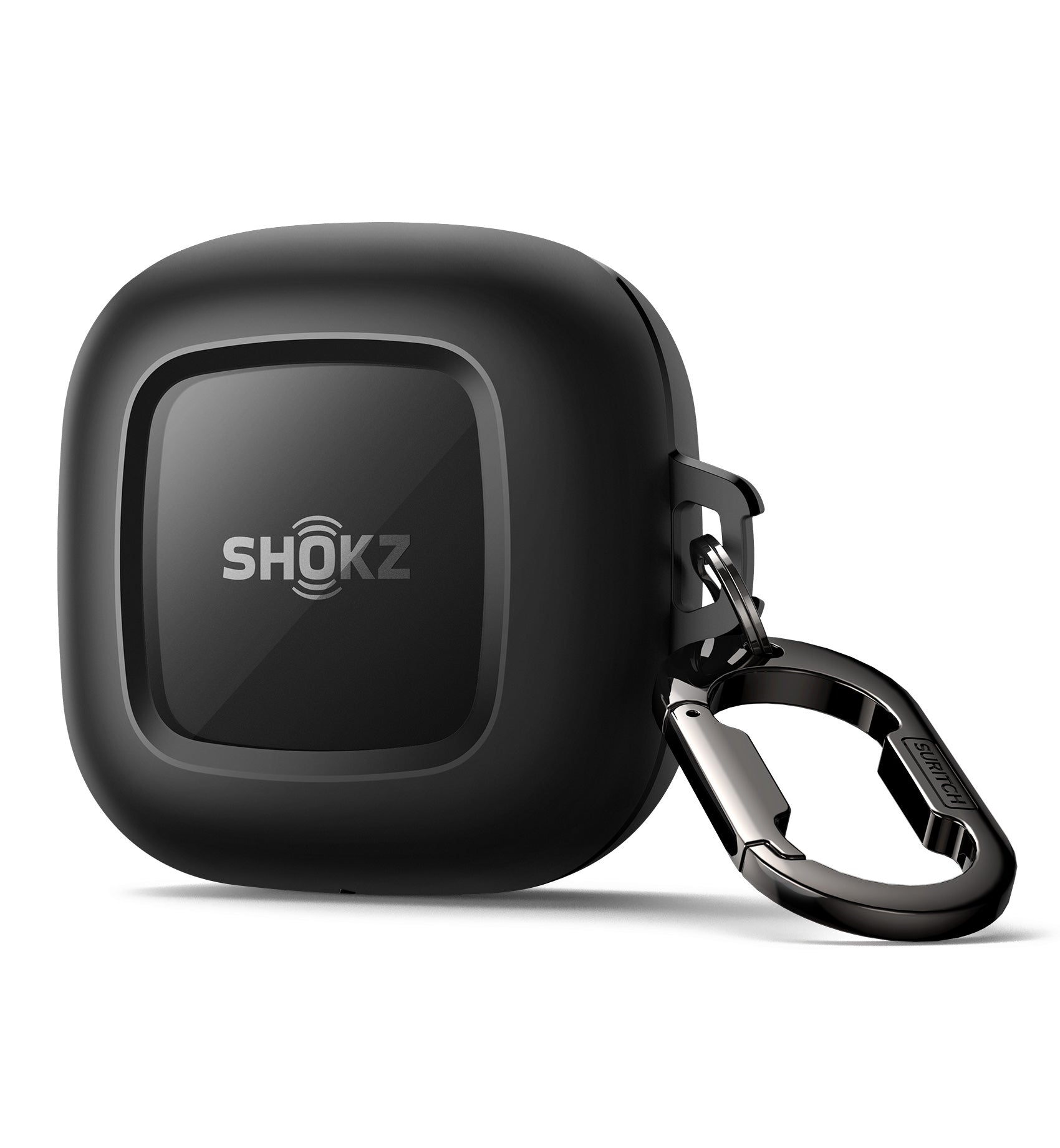 Suritch Case for SHOKZ OpenFit Shockproof Magnetic Protective Cover True Wireless Bluetooth Headphones with Magnetic Lid Lock Carabiner