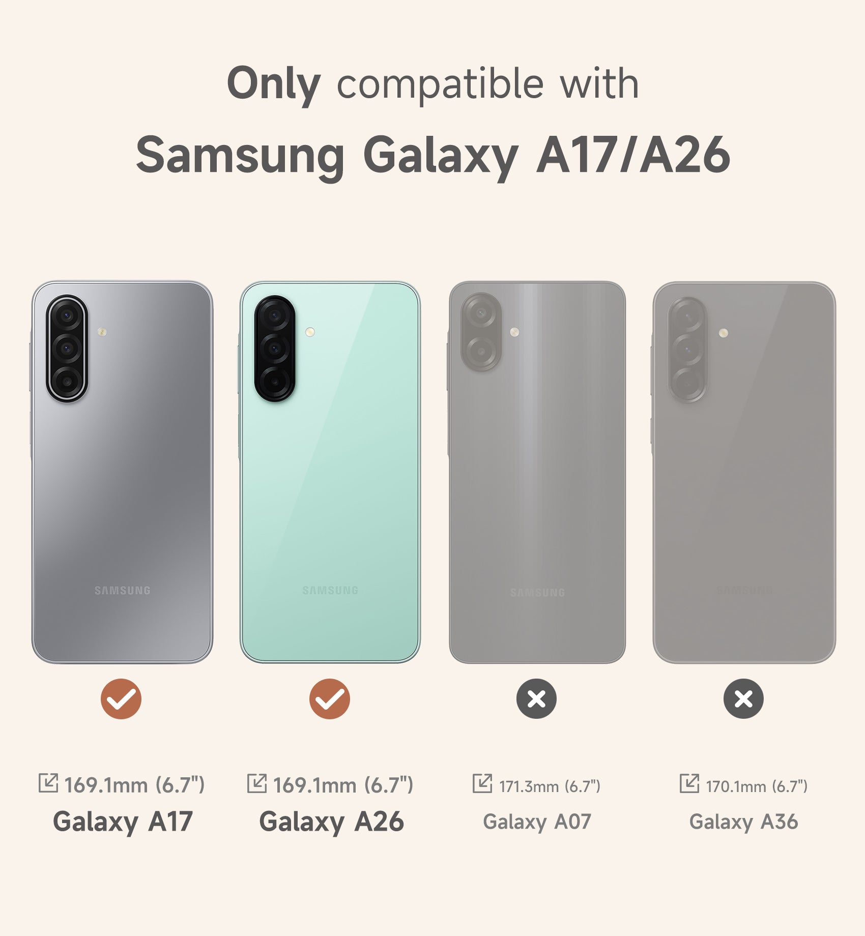 Suritch Case for Samsung Galaxy A26 5G Compatible with MagSafe Shockproof Bumper Slim Magnetic Protective Cover with Camera Cover Adjustable Metal Kickstand