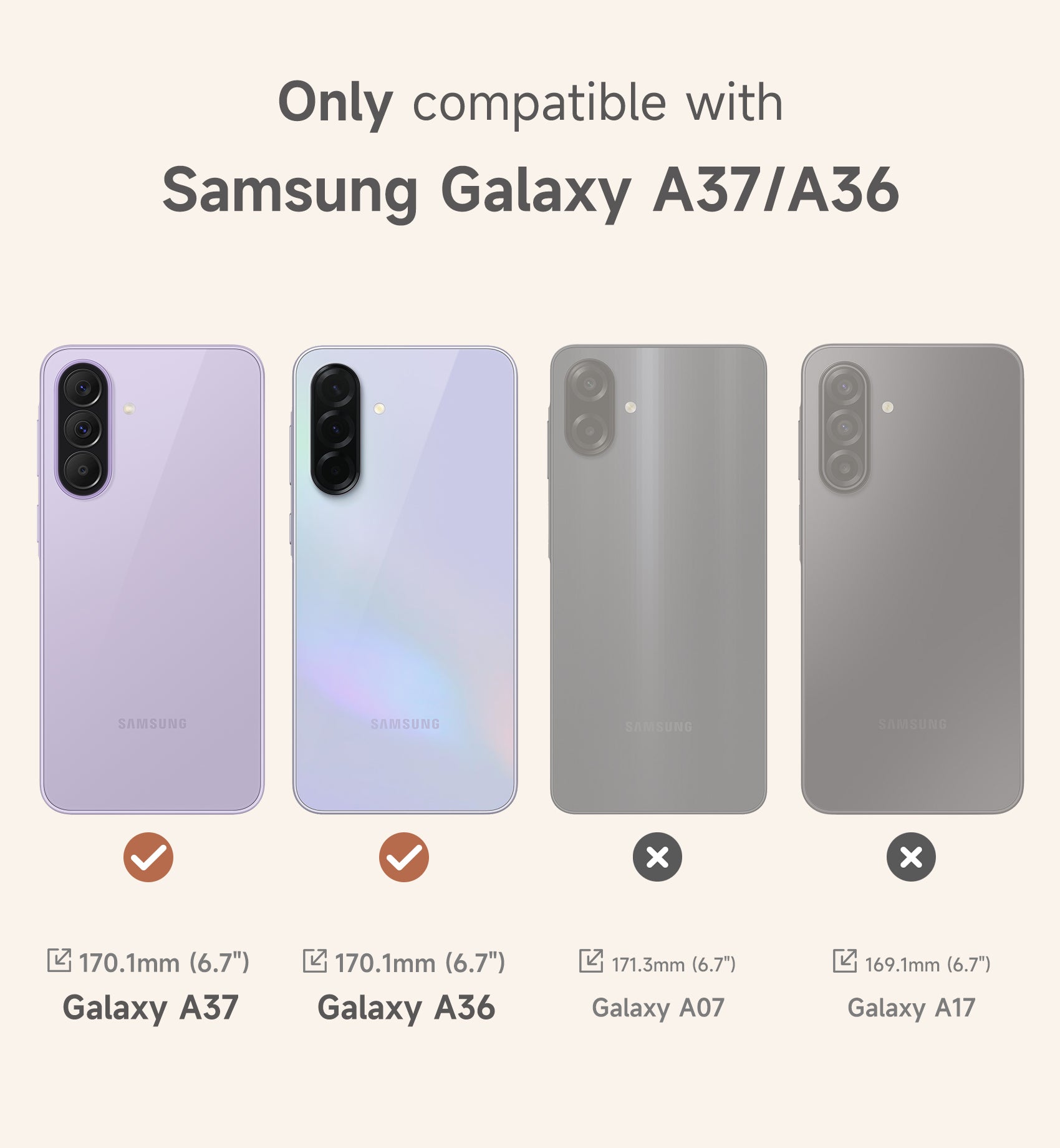 Suritch Case for Samsung Galaxy A36 5G Compatible with MagSafe Shockproof Bumper Slim Magnetic Protective Cover with Camera Cover Adjustable Metal Kickstand