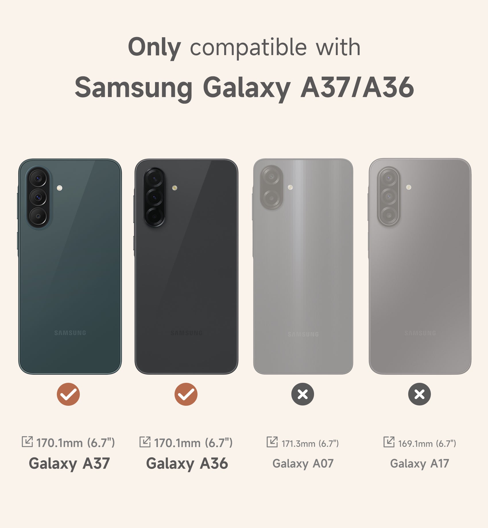 Suritch Case for Samsung Galaxy A37 5G Compatible with MagSafe Shockproof Bumper Slim Magnetic Protective Cover with Camera Cover Adjustable Metal Kickstand