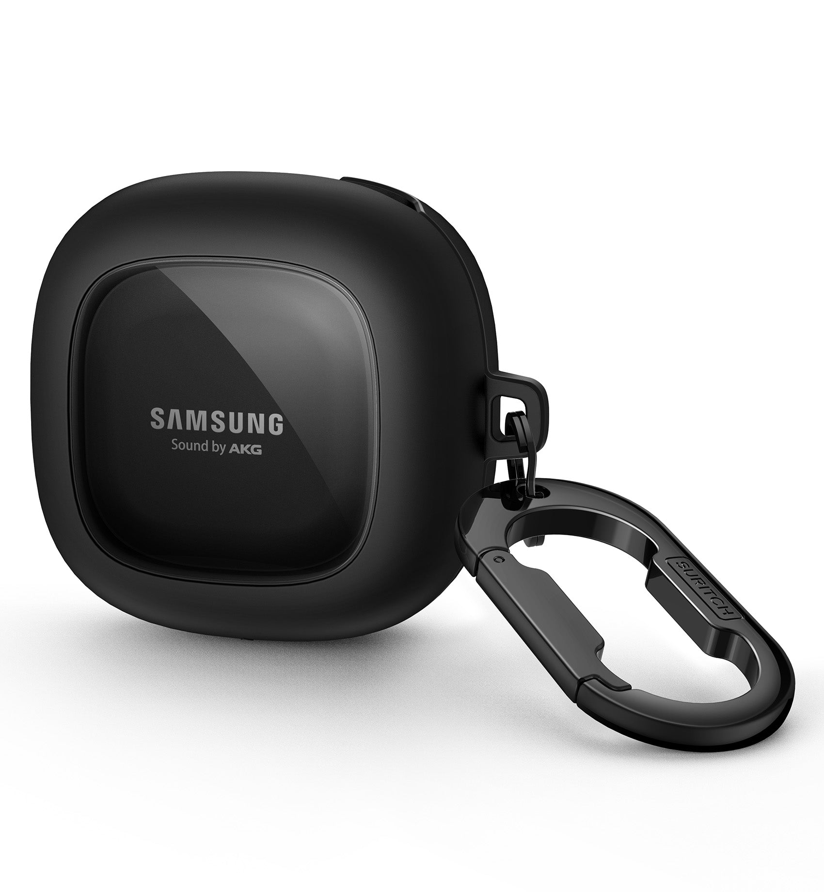 Suritch Case for Samsung Galaxy Buds 2 Pro Shockproof Sturdy Protective Cover with Heavy-Duty Carabiner