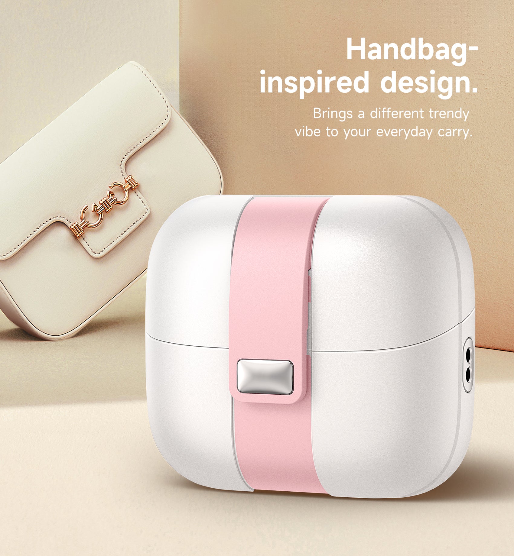 Suritch Case for Samsung Galaxy Buds 3 Pro 2024 Magnetic Stylish Shockproof Rugged Protective Cover with Cleaner Kit Hanging Lanyard