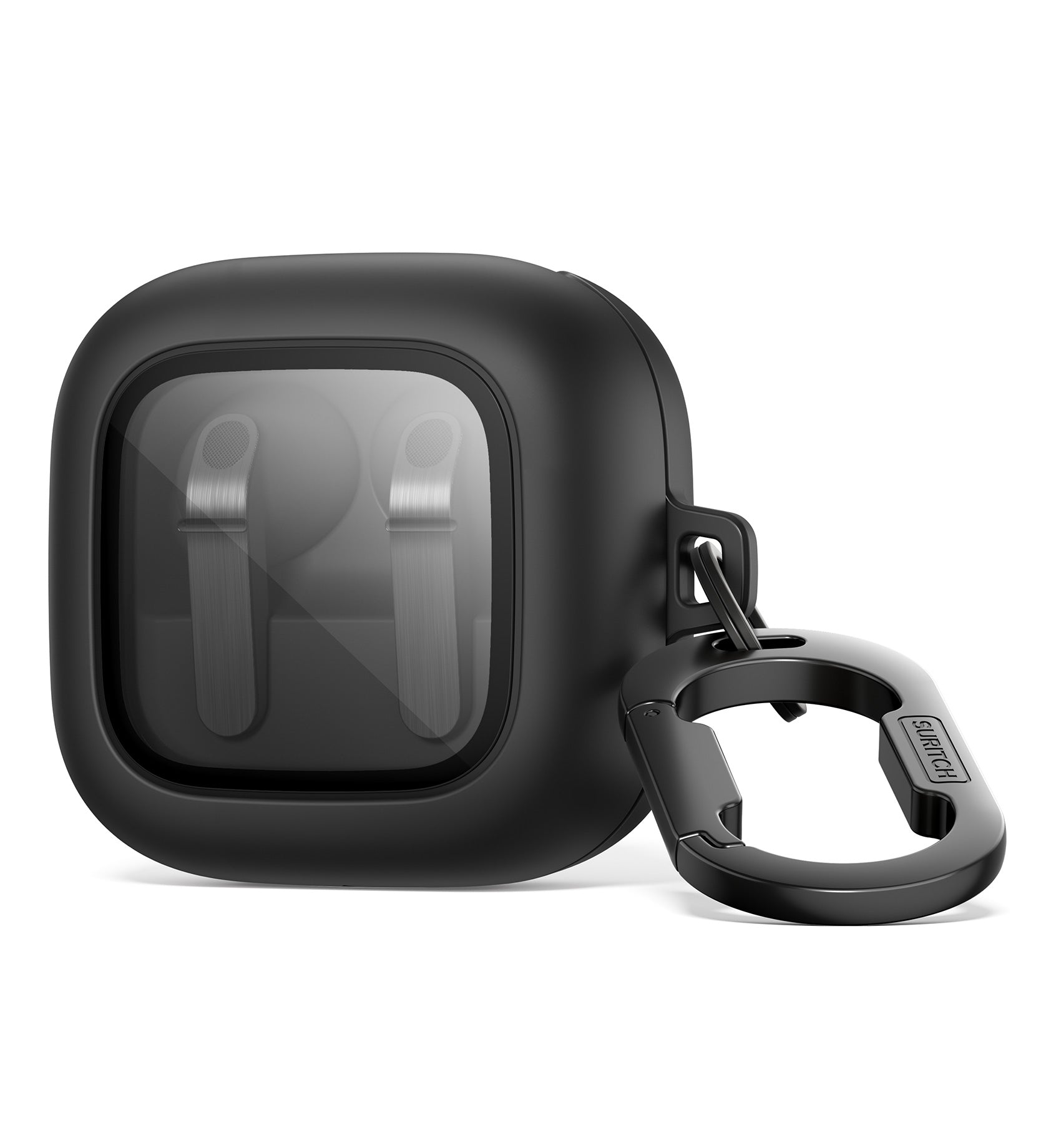 Suritch Case for Samsung Galaxy Buds 4 2026 Magnetic Bumper Shockproof Drop-Proof Covers with Magnetic Lock Carabiner for Workouts Sports Travels