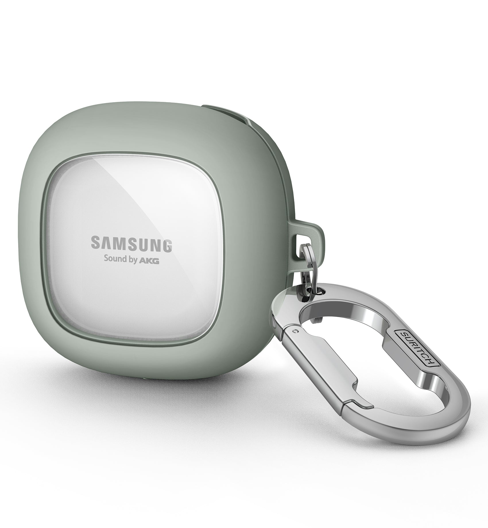 Suritch Case for Samsung Galaxy Buds Pro Shockproof Sturdy Protective Cover with Heavy-Duty Carabiner
