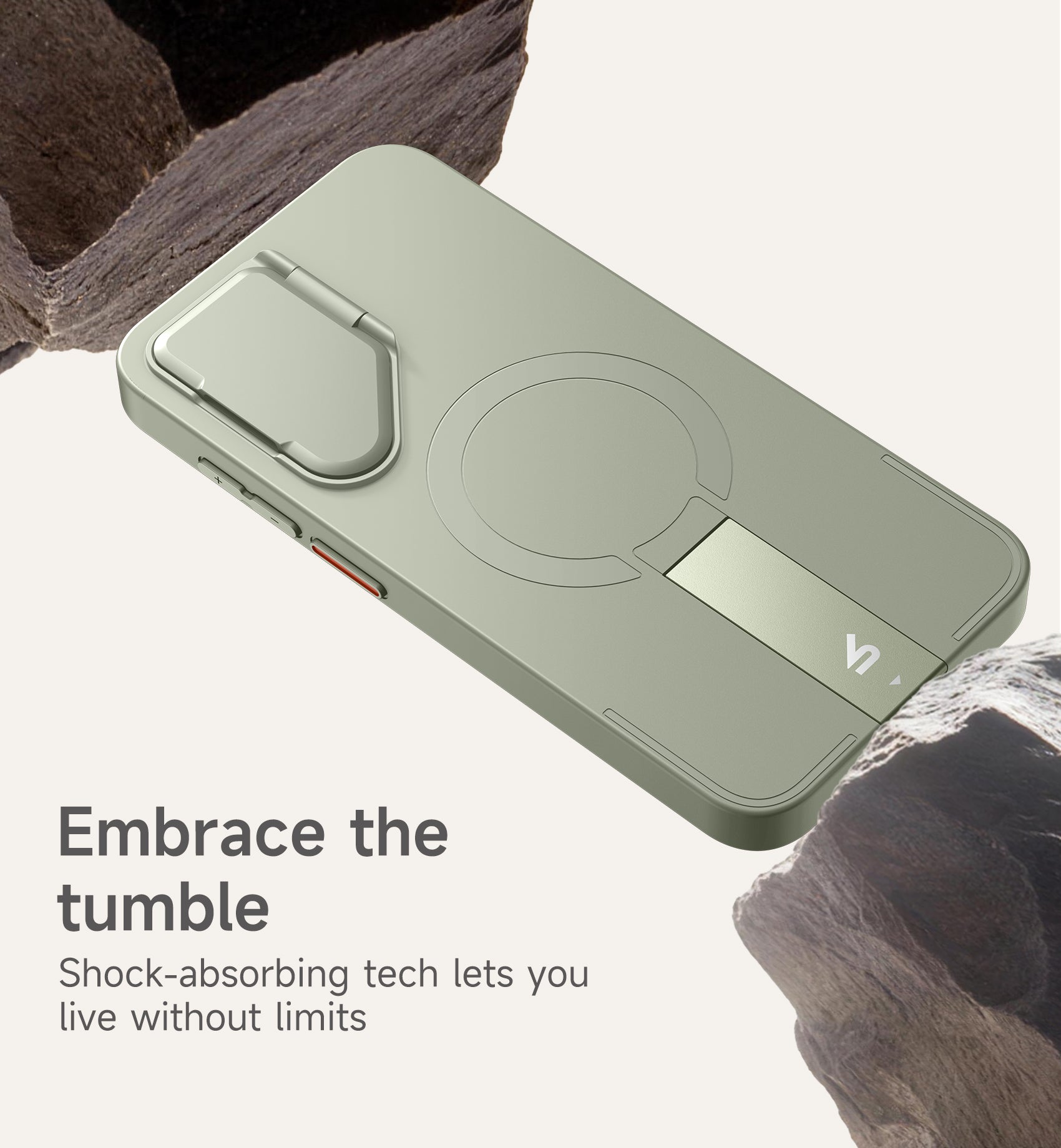 Suritch Case for Samsung Galaxy S24 FE Magnetic Protective Cover with Camera Cover Adjustable Metal Kickstand