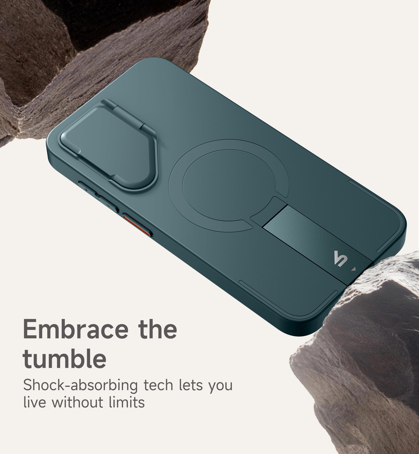 Suritch Case for Samsung Galaxy S24 FE Magnetic Protective Cover with Camera Cover Adjustable Metal Kickstand
